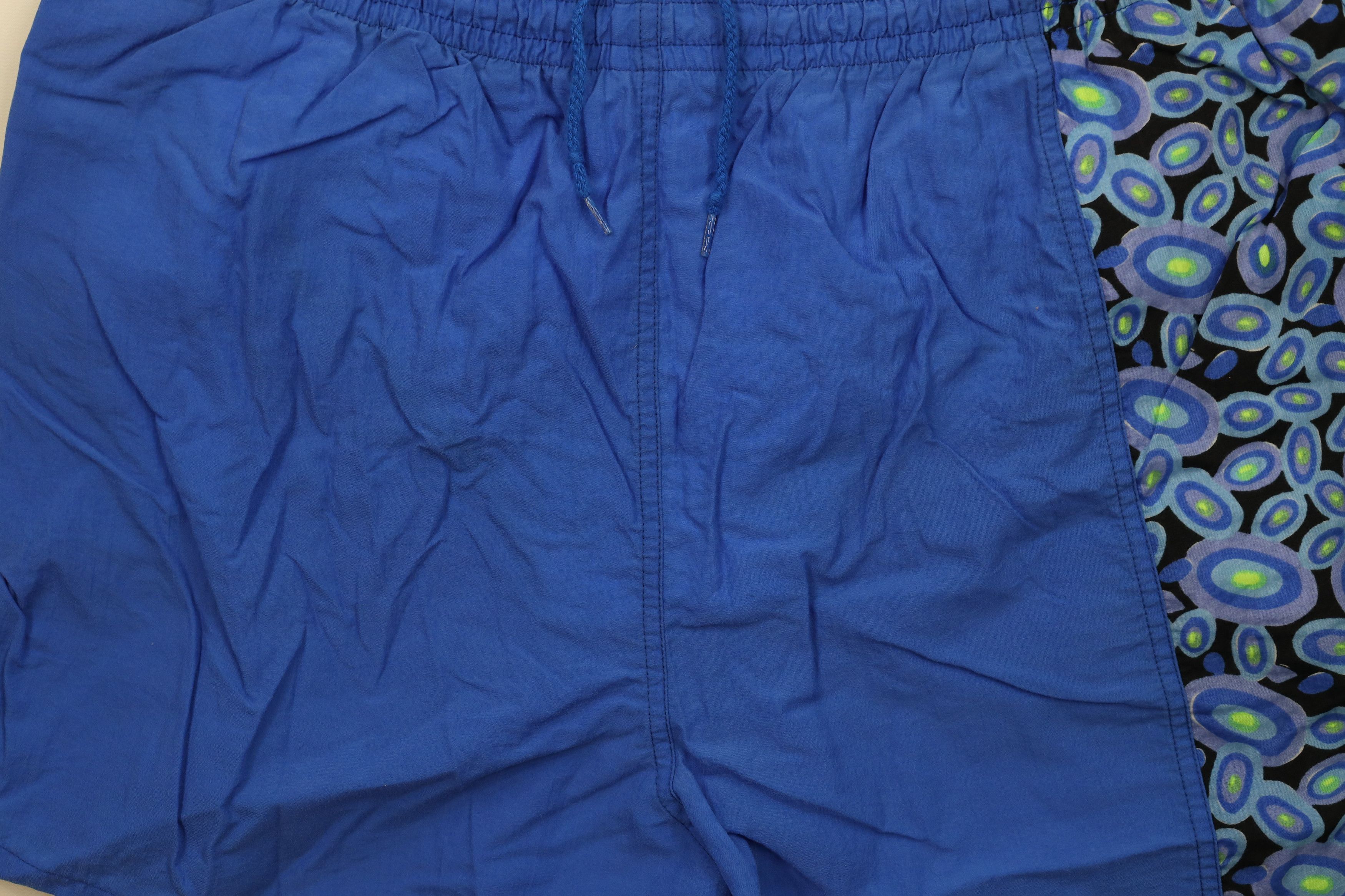 Vintage Vintage 90s Streetwear Lined Above Knee Surf Shorts Trunks Size US 36 / EU 52 - 3 Thumbnail