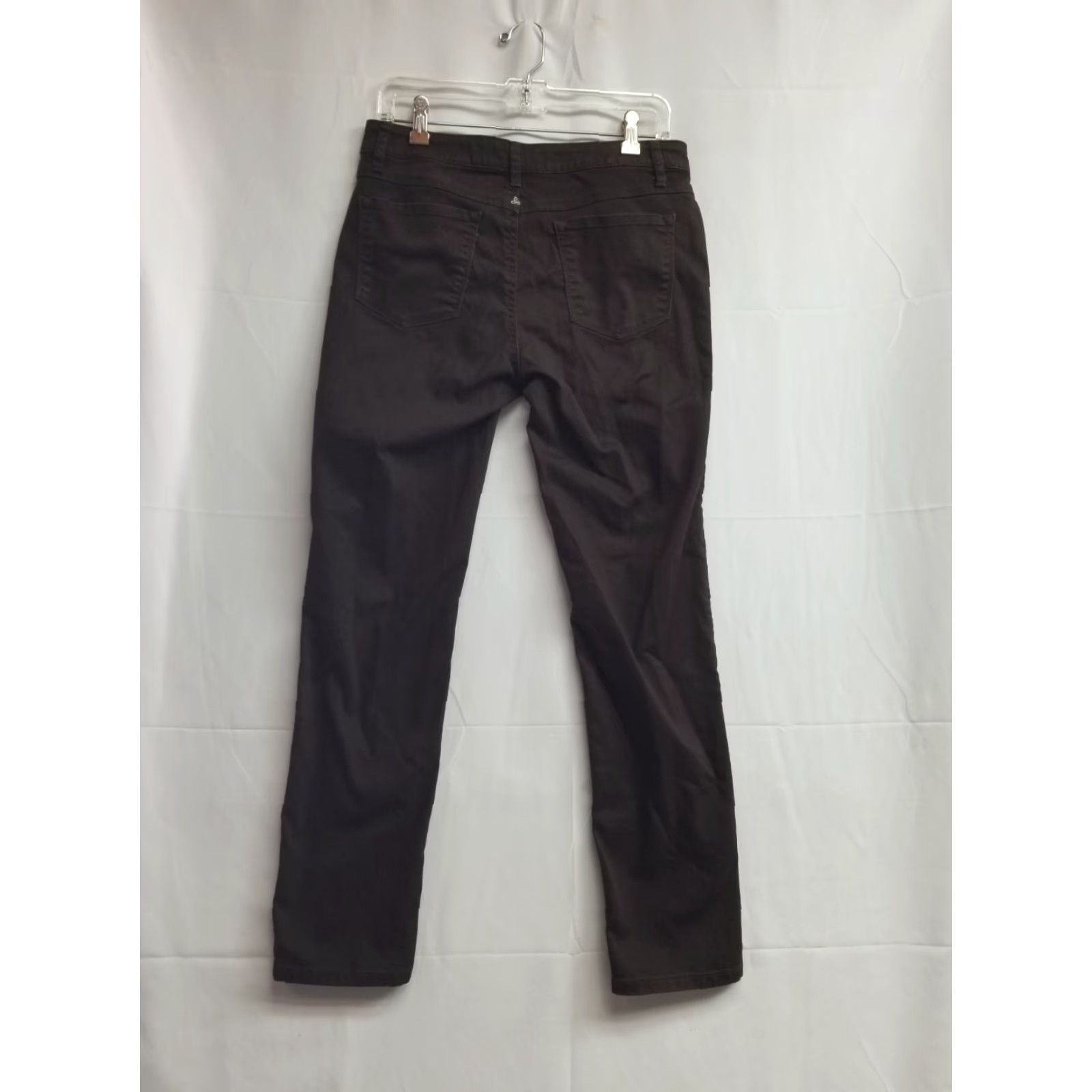 Prana Prana Jeans Women Tall 10 Inseam 35 Slim Straight Mid Rise Brown Denim Cotton Blend Pockets Belt Loops Button VintageNo Size 32" / US 10 / IT 46 - 2 Thumbnail