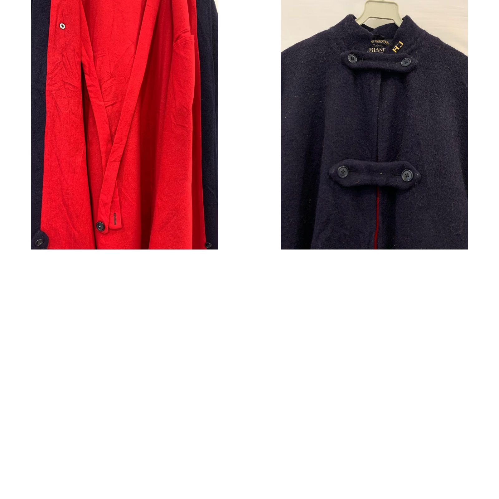 Vintage VINTAGE GIAND Montreal Wool Coat Mens XXL Navy Blue Canadian Made Overcoat Size US XXL / EU 58 / 5 - 8 Thumbnail