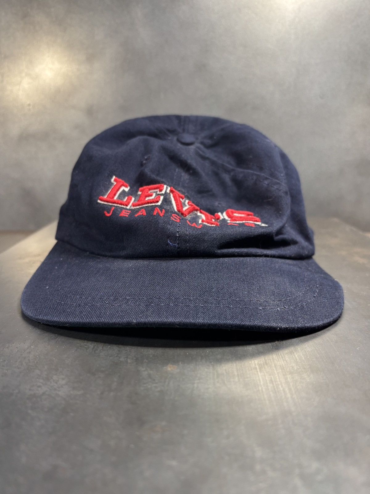 Levi's 1990s Levi's Jeanswear Baseball Cap 90s Vintage Hat Canada Size ONE SIZE - 4 Thumbnail
