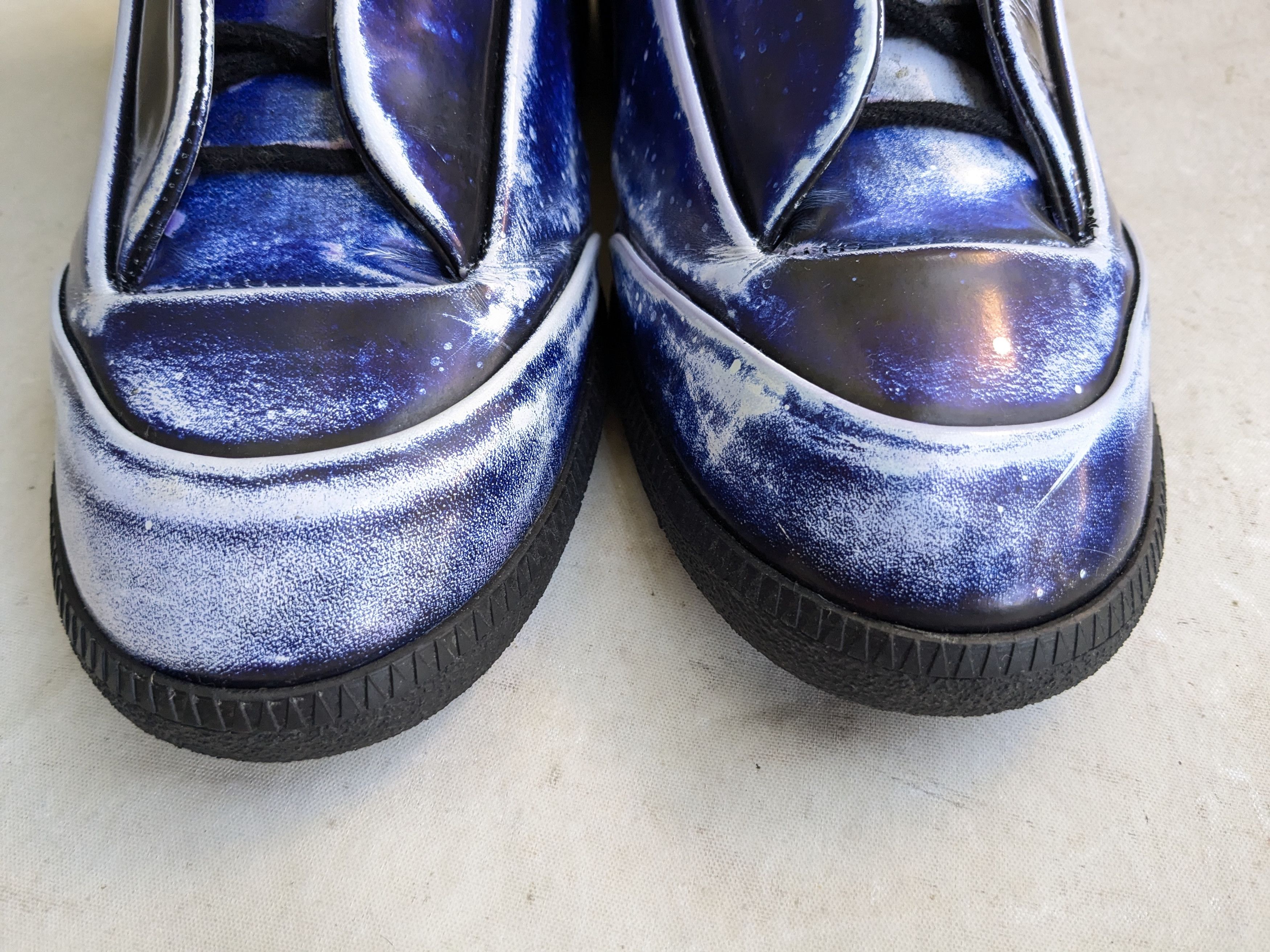 Maison Margiela Maison Margiela Future Blue Black 12 45 Leather High Tops Size US 11 / EU 44 - 2 Thumbnail
