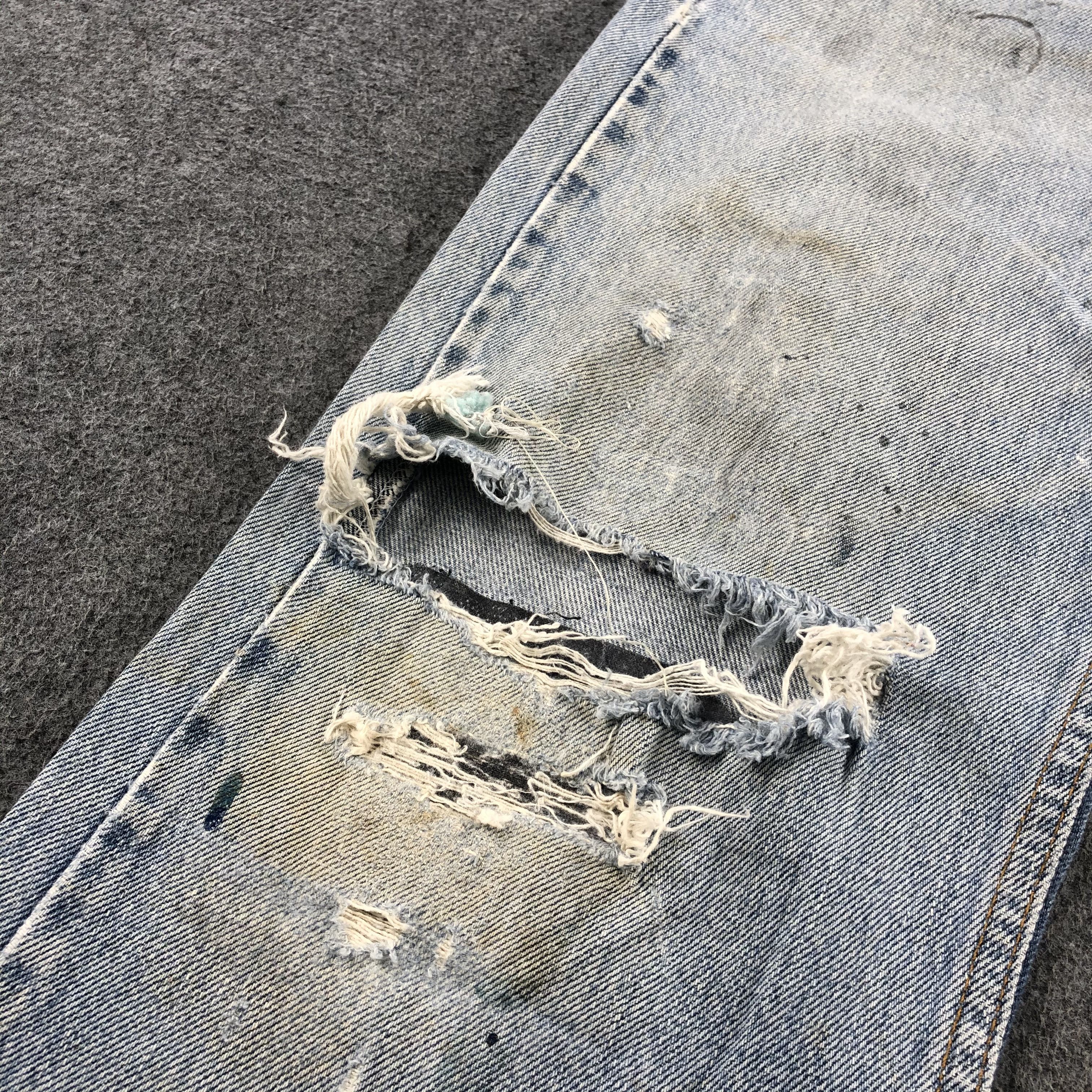 Levi's Vintage 90s Light Wash Levis 505 Jeans-J2009 Size US 32 / EU 48 - 13 Thumbnail