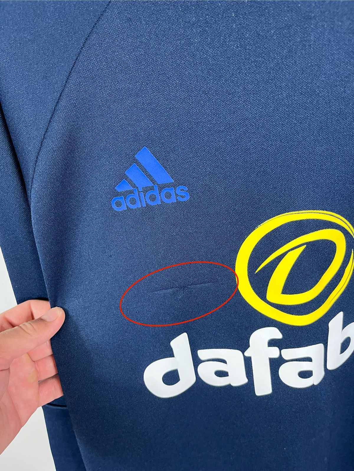 Adidas Adidas Sunderland AFC Training Top Pullover Blue Size L Size US L / EU 52-54 / 3 - 4 Thumbnail