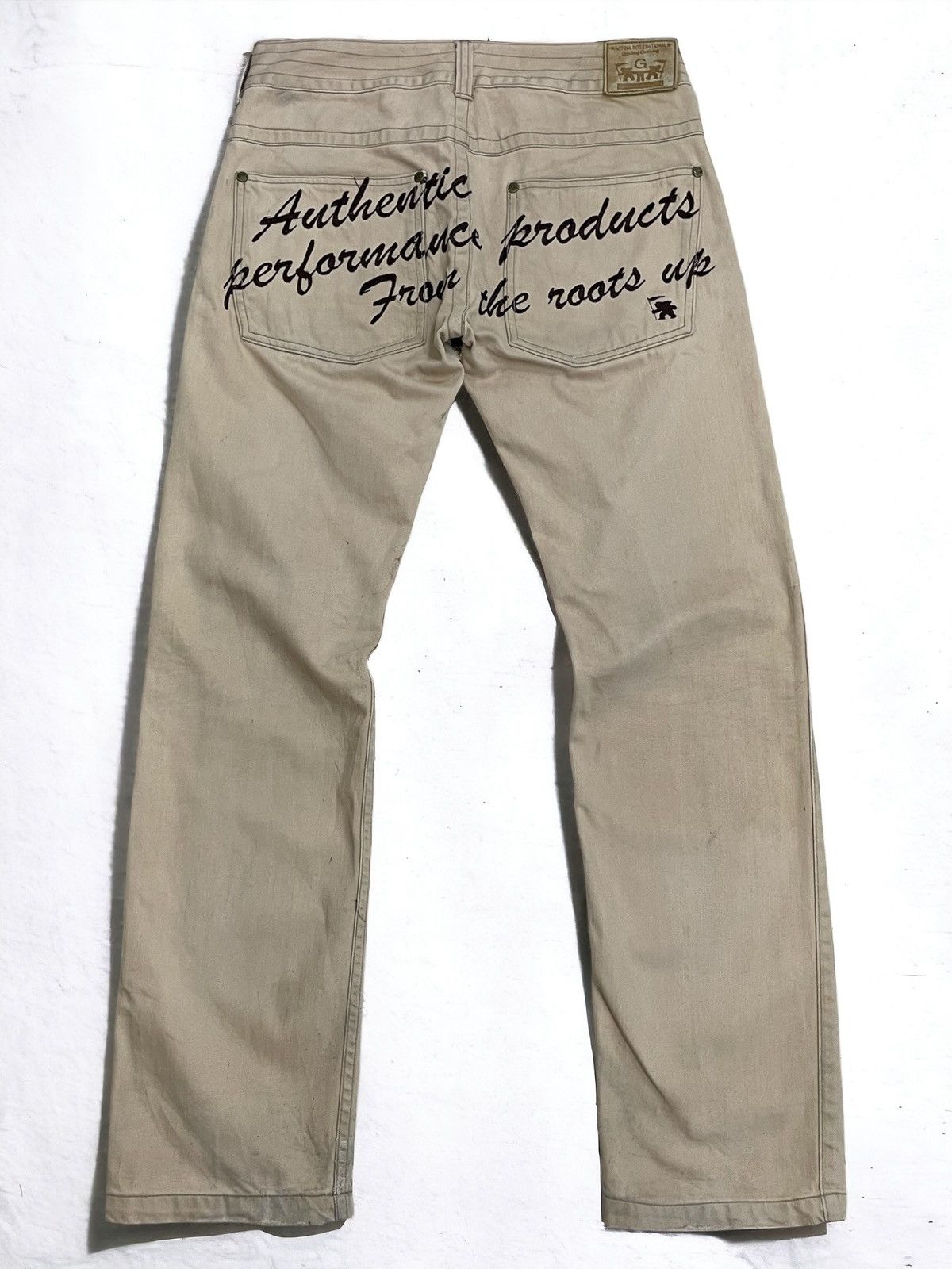 Gotcha Gotcha Surf Y2K Style Hawaii Design Oil Mark Pants Size US 31 - 1 Thumbnail