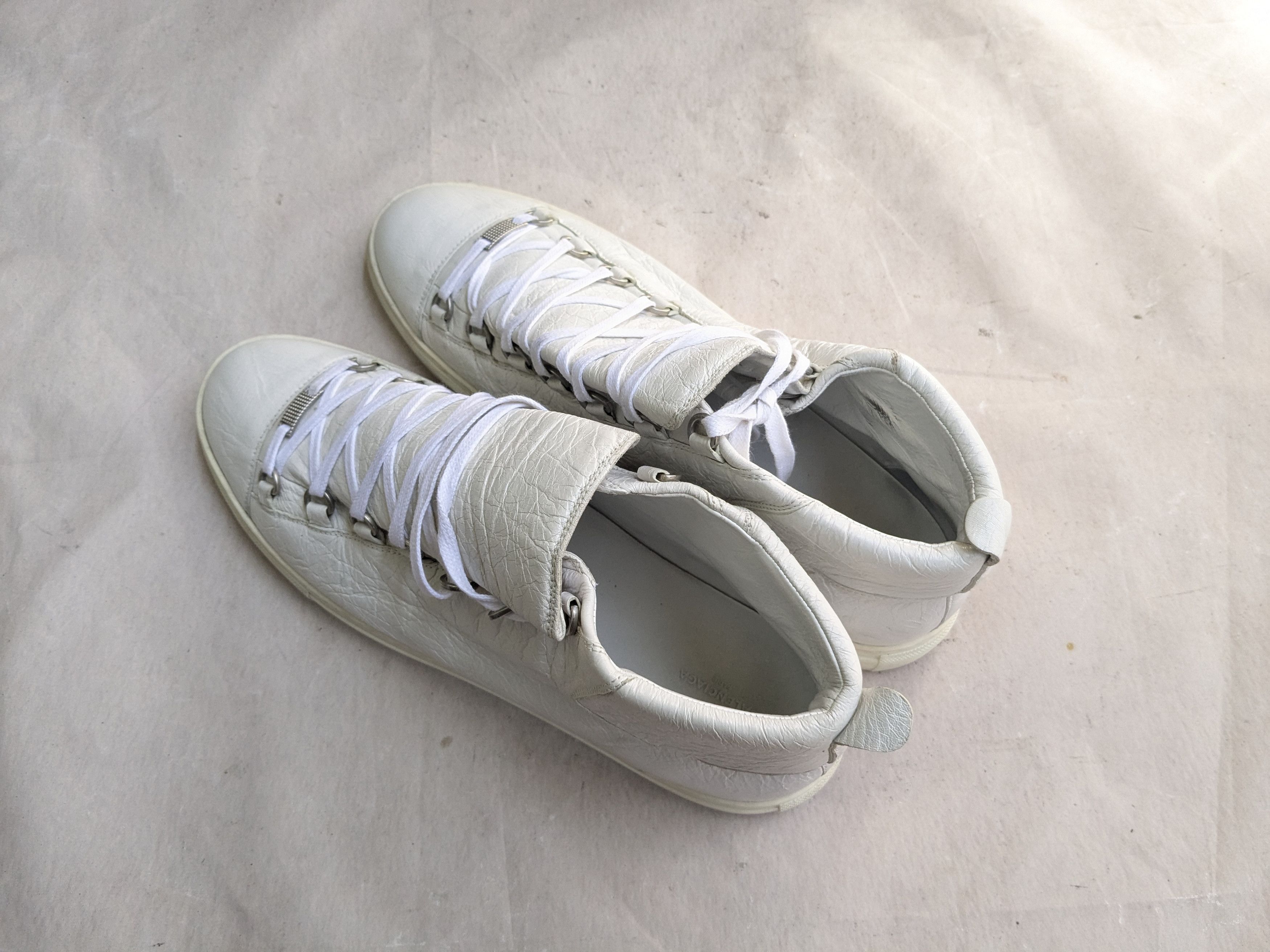Balenciaga Balenciaga Arena Sneakers White 15 High Tops Size US 15 / EU 48 - 10 Thumbnail
