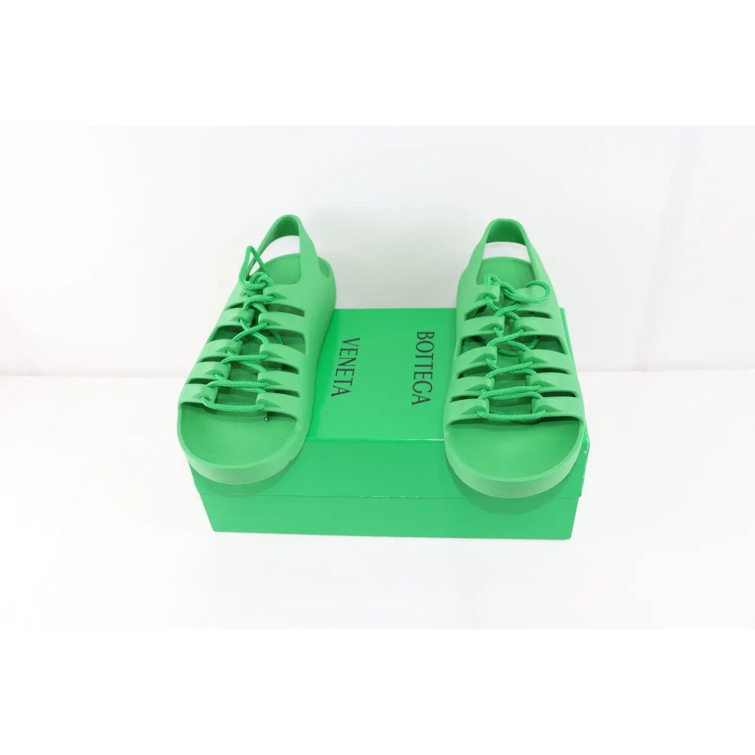 Bottega Veneta o1rshd1 Q:2 / Gel Rubber Jelly Sandal in Grass Size US 10 / EU 43 - 11 Thumbnail