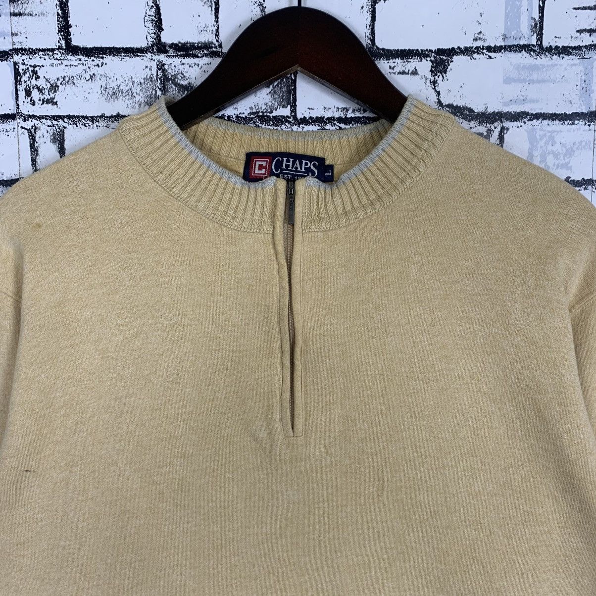 Chaps × Designer × Vintage Vintage Chaps Ralph Lauren American Chaps Half Zip Pullover Size US L / EU 52-54 / 3 - 3 Thumbnail