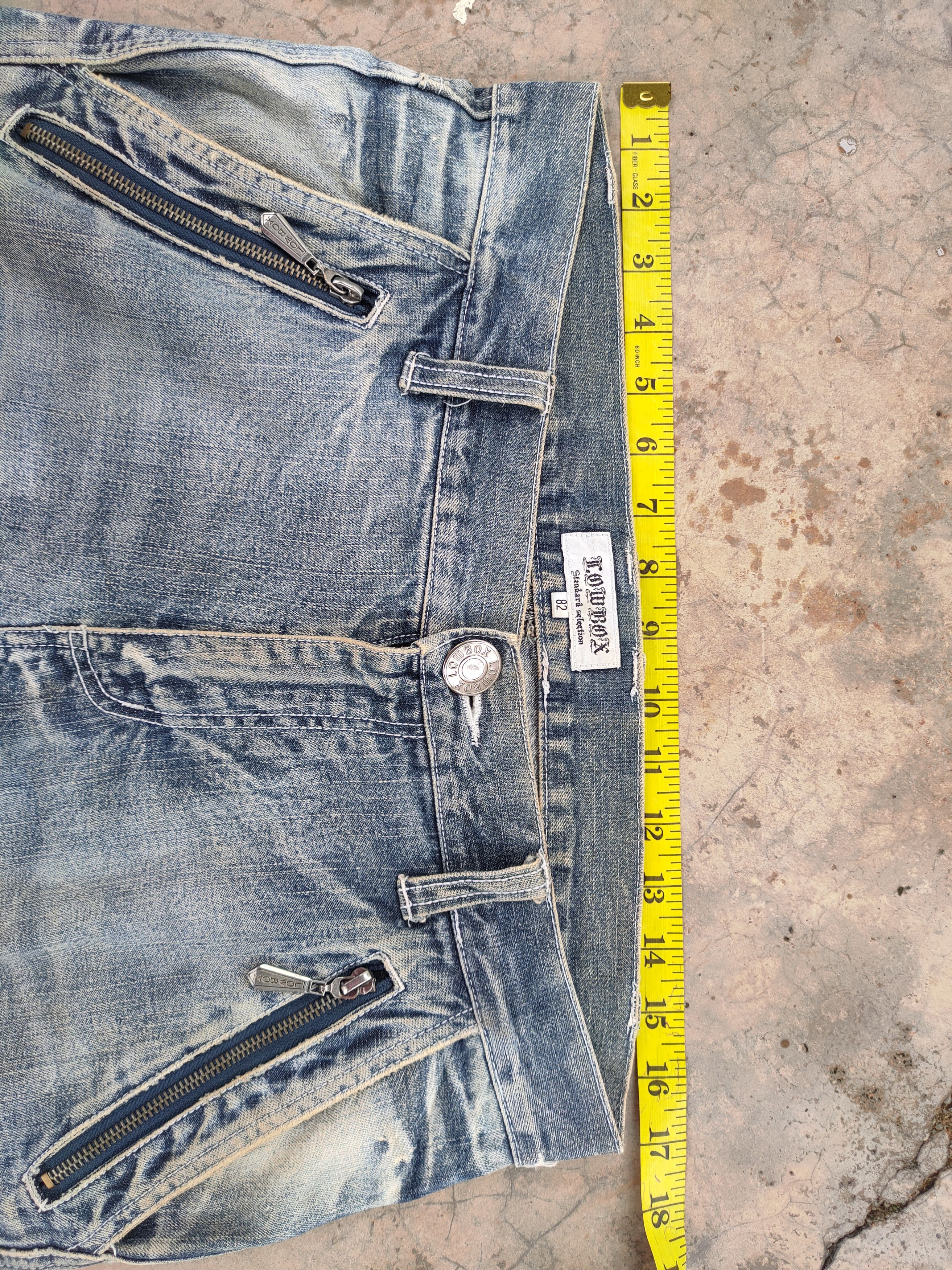 LOWBOX VINTAGE LOWBOX FADED BONDAGE CARGO PANTS Size US 34 / EU 50 - 5 Thumbnail