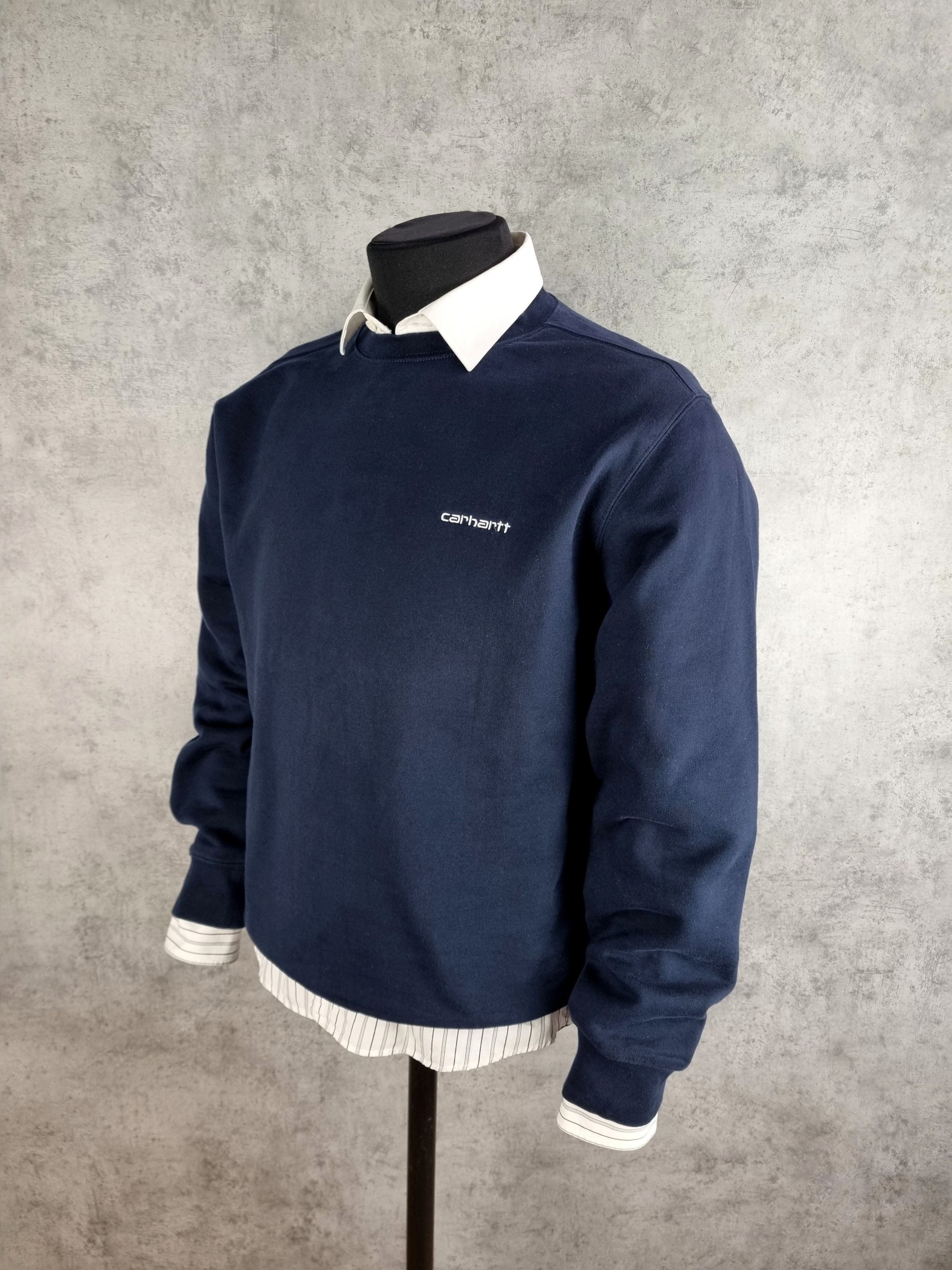 Carhartt × Carhartt Wip CARHARTT Navy Sweatshirt Size US L / EU 52-54 / 3 - 6 Thumbnail