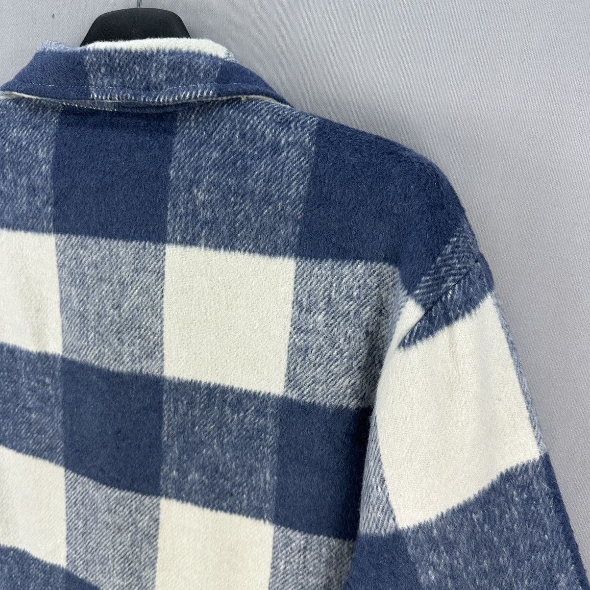Shein Vintage Shein Flannel Jacket Blue Checkered Size US M / EU 48-50 / 2 - 5 Thumbnail