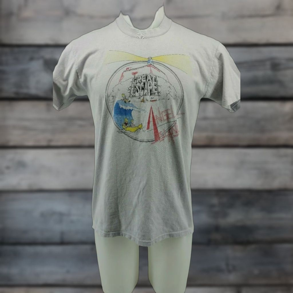 Vintage VINTAGE Rare Angel Island Great Escape 3 1988 Shirt Size Large Single Stitch Shirt Mens Size US L / EU 52-54 / 3 - 1 Thumbnail