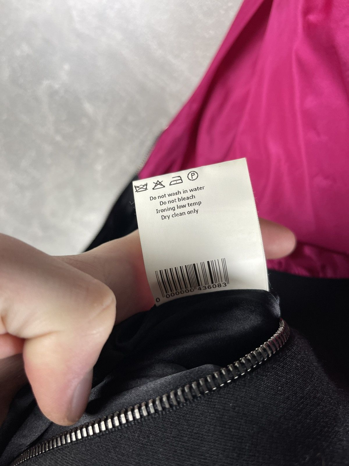 Antonio Berardi Antonio Berardi Made in Italy Silk Wool Dress Fuchsia Black Size XS / US 0-2 / IT 36-38 - 13 Thumbnail