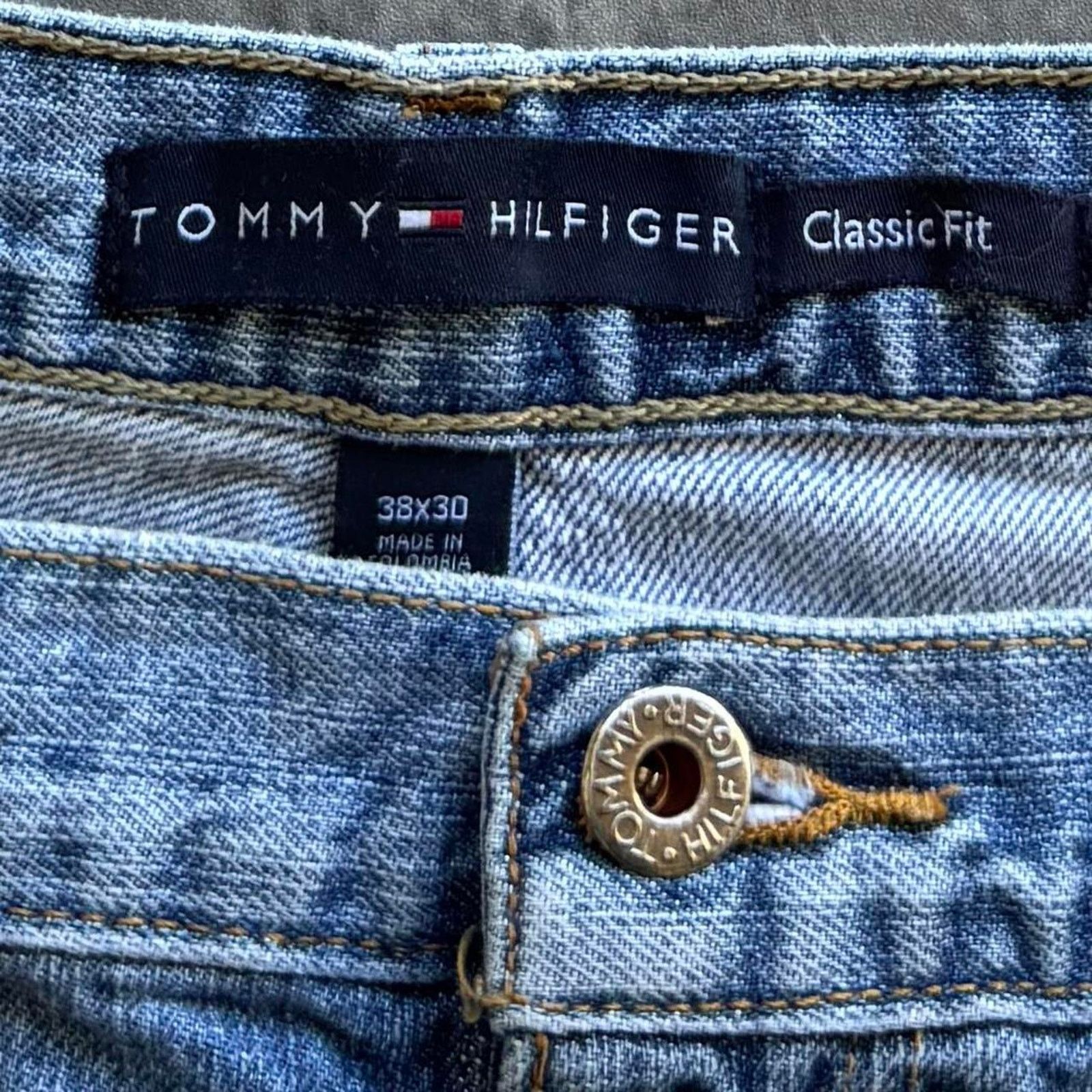 Tommy Hilfiger × Vintage Vintage Y2K Tommy Hilfiger Baggy Skater Cyber Grunge Jeans Size US 38 / EU 54 - 4 Thumbnail