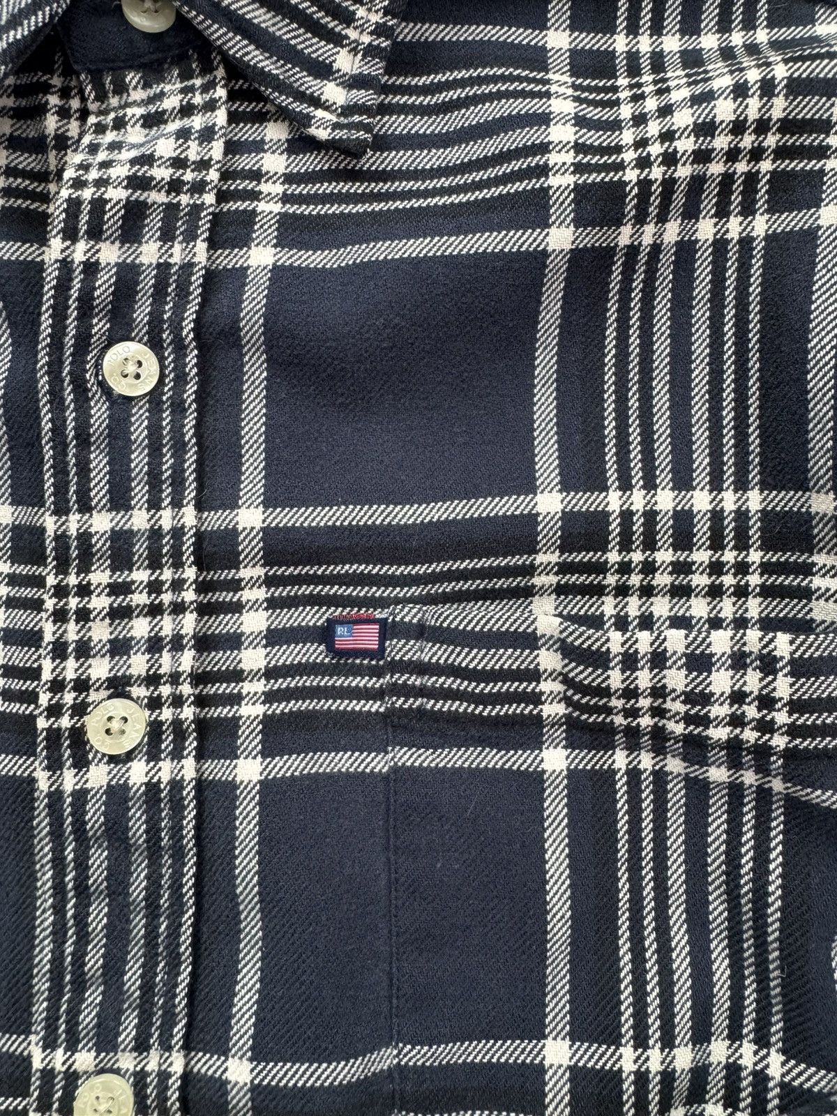 Polo Ralph Lauren Vintage Polo American Flag Flannel Size US L / EU 52-54 / 3 - 4 Thumbnail
