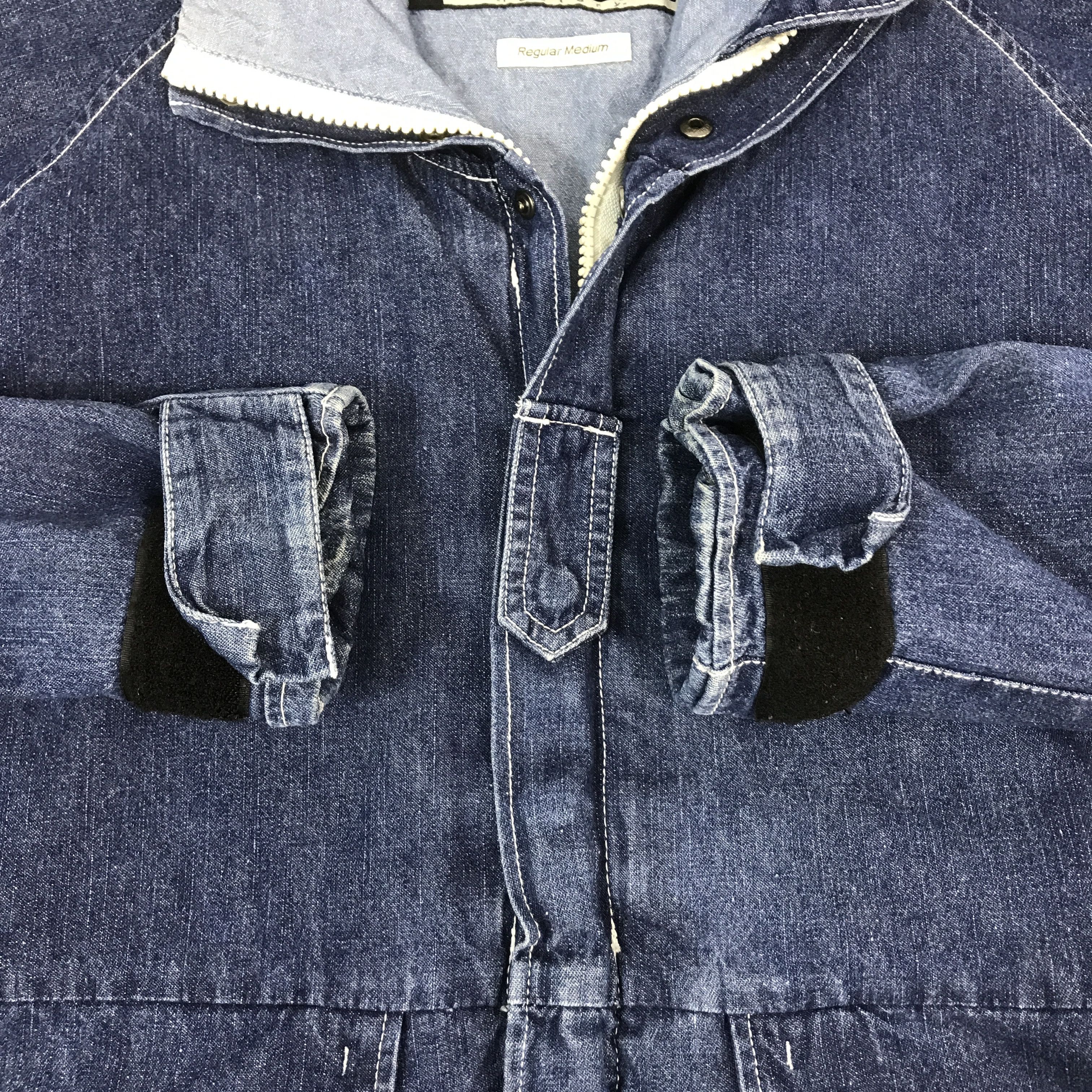 Japanese Brand JOEY FACTORY JAPAN STYLE DENIM HOODIES JACKET K69B5 Size US M / EU 48-50 / 2 - 7 Thumbnail