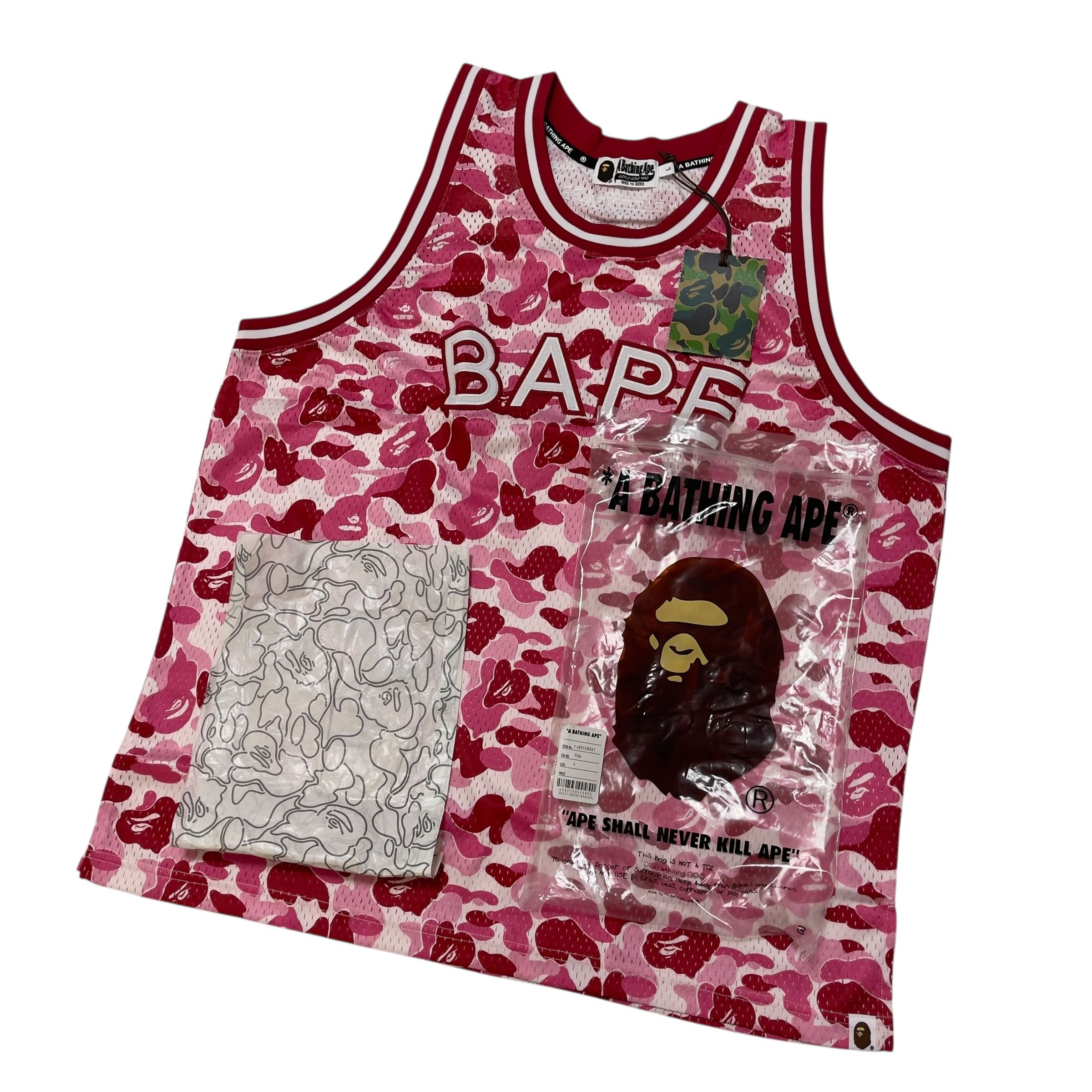 Bape Bape Mesh Tank Top Size US L / EU 52-54 / 3 - 5 Thumbnail