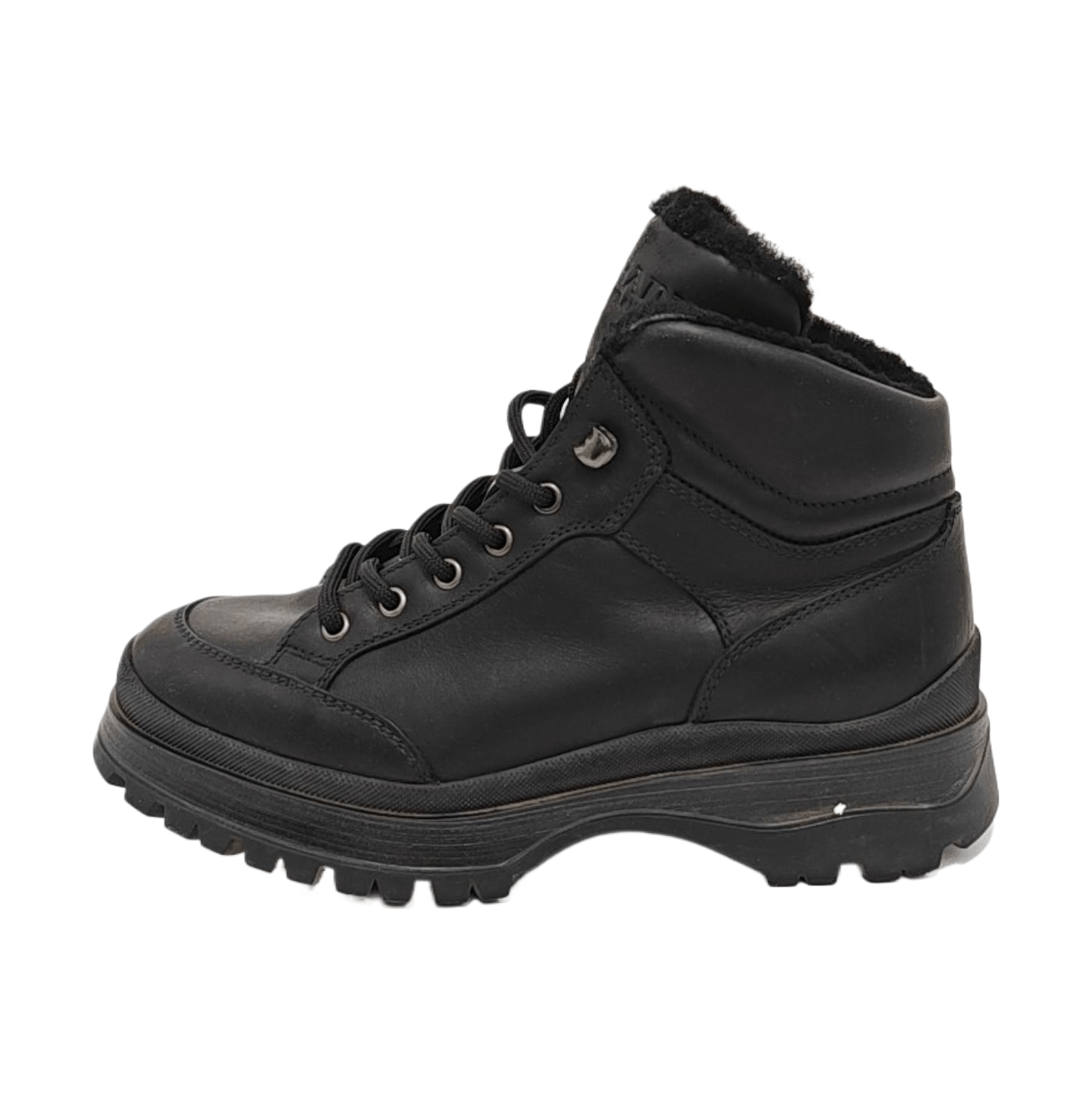 Prada Prada Leather Hi-Top Sneakers US 7.5 Size US 6.5 / EU 39-40 - 1 Thumbnail