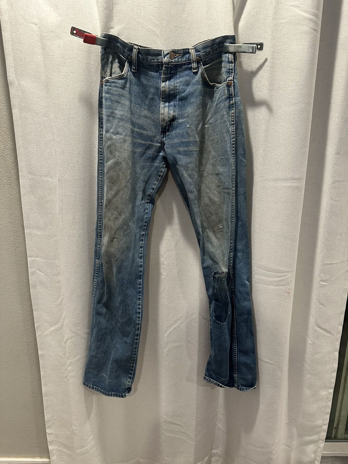 Vintage × Wrangler Wrangler light blue jeans Size US 31 - 1 Thumbnail
