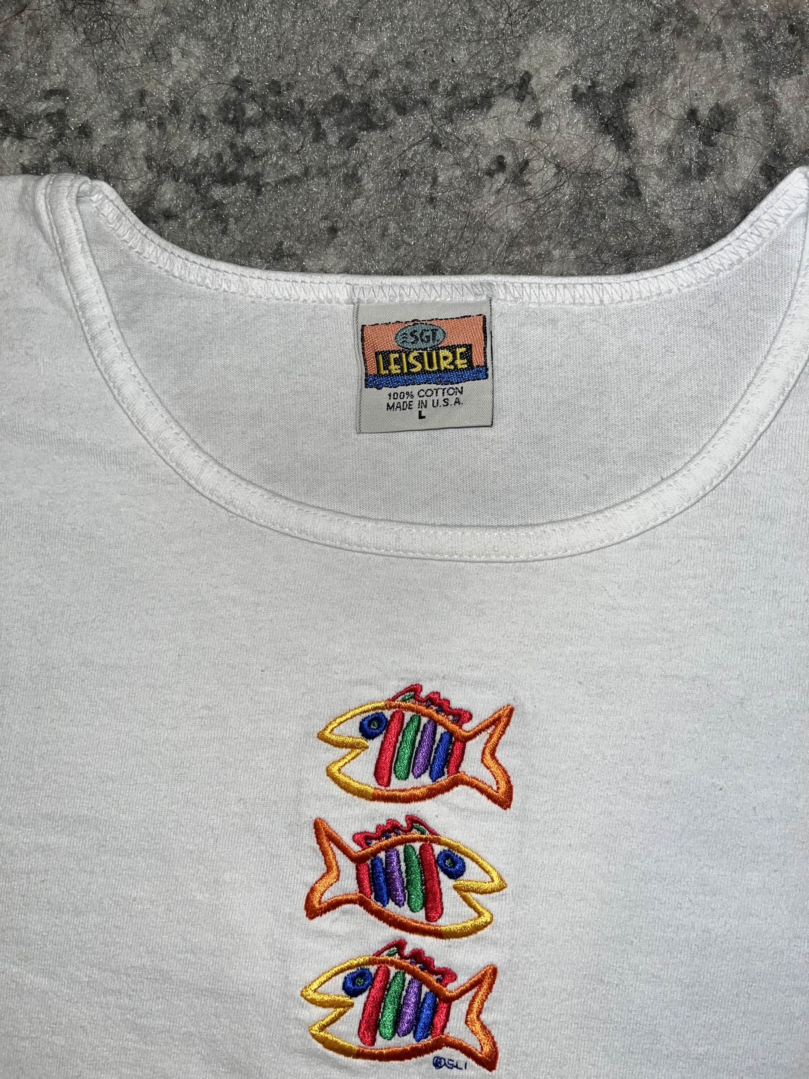 Vintage Vintage 90s Maui Fish Shirt Size L / US 10 / IT 46 - 3 Thumbnail