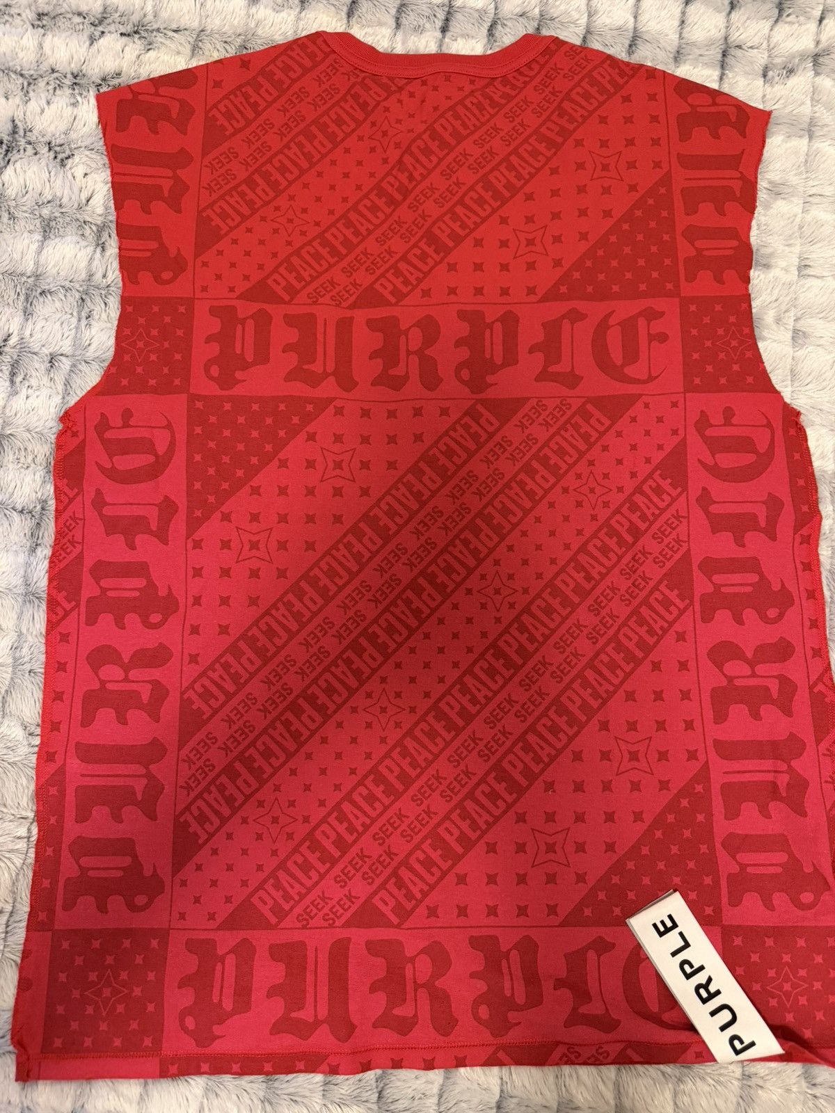Purple Brand Authentic Purple Brand Sz. M Red Tank Top T Shirt Size US M / EU 48-50 / 2 - 2 Thumbnail