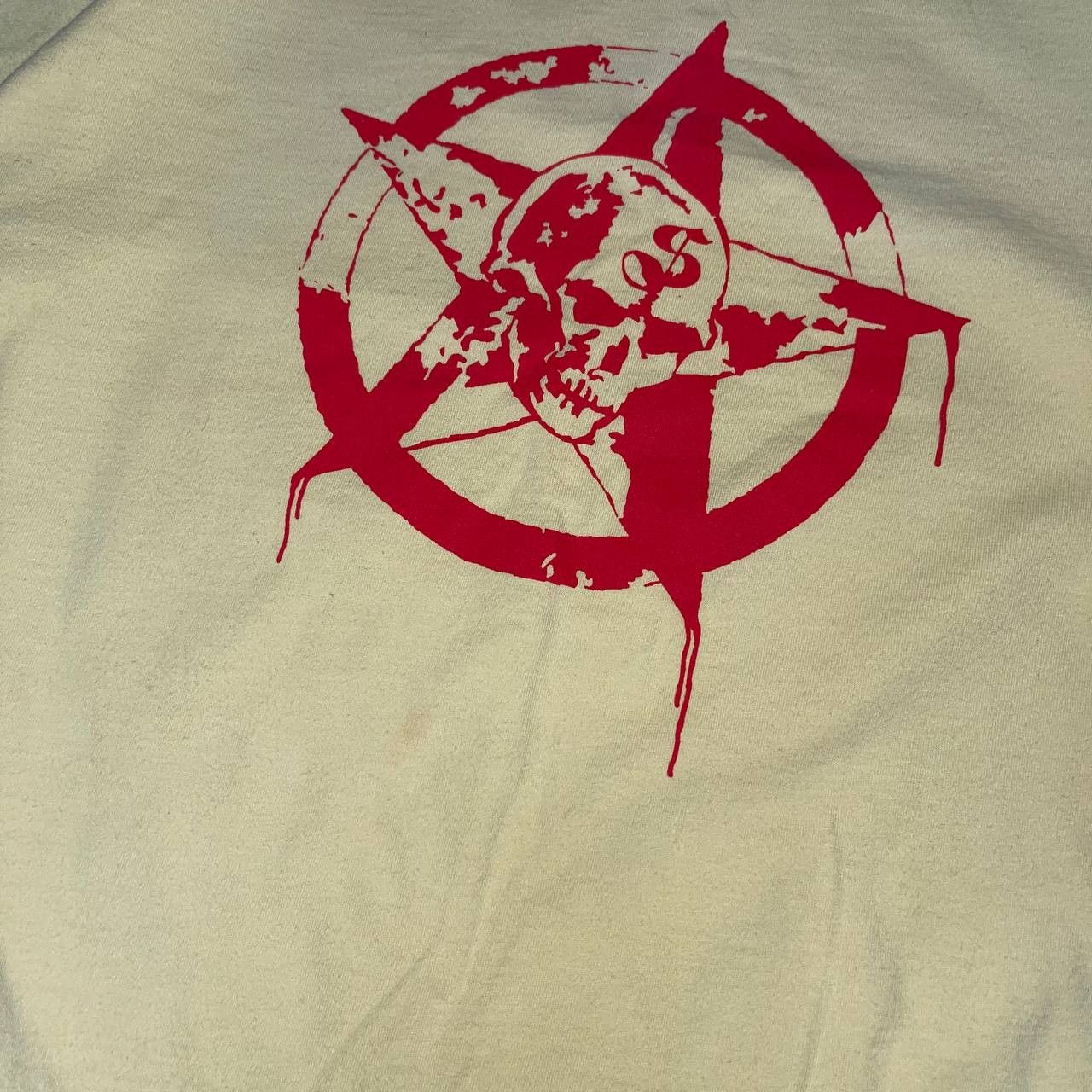 Vintage Seventyseven T Shirt Mens Size Large Skull sectarian circle Size US L / EU 52-54 / 3 - 6 Thumbnail