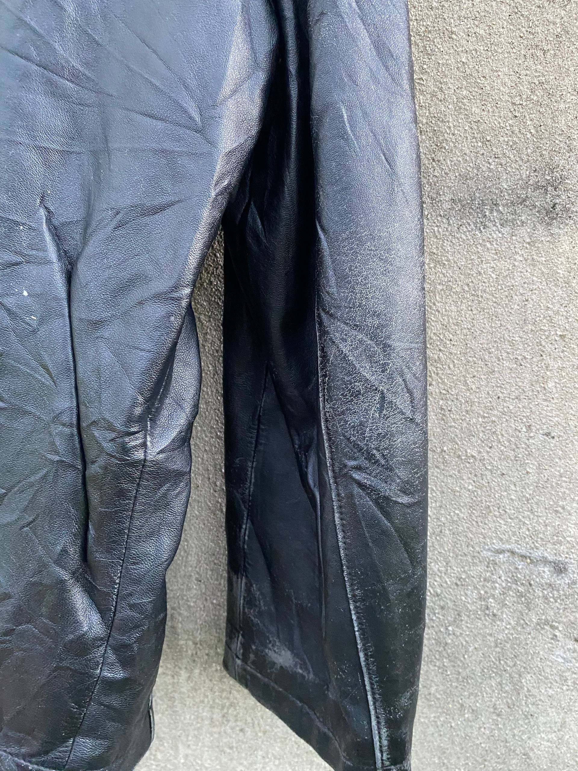 Japanese Brand T's Sheepskin Leather Jacket Nice Faded Design Size US M / EU 48-50 / 2 - 9 Thumbnail