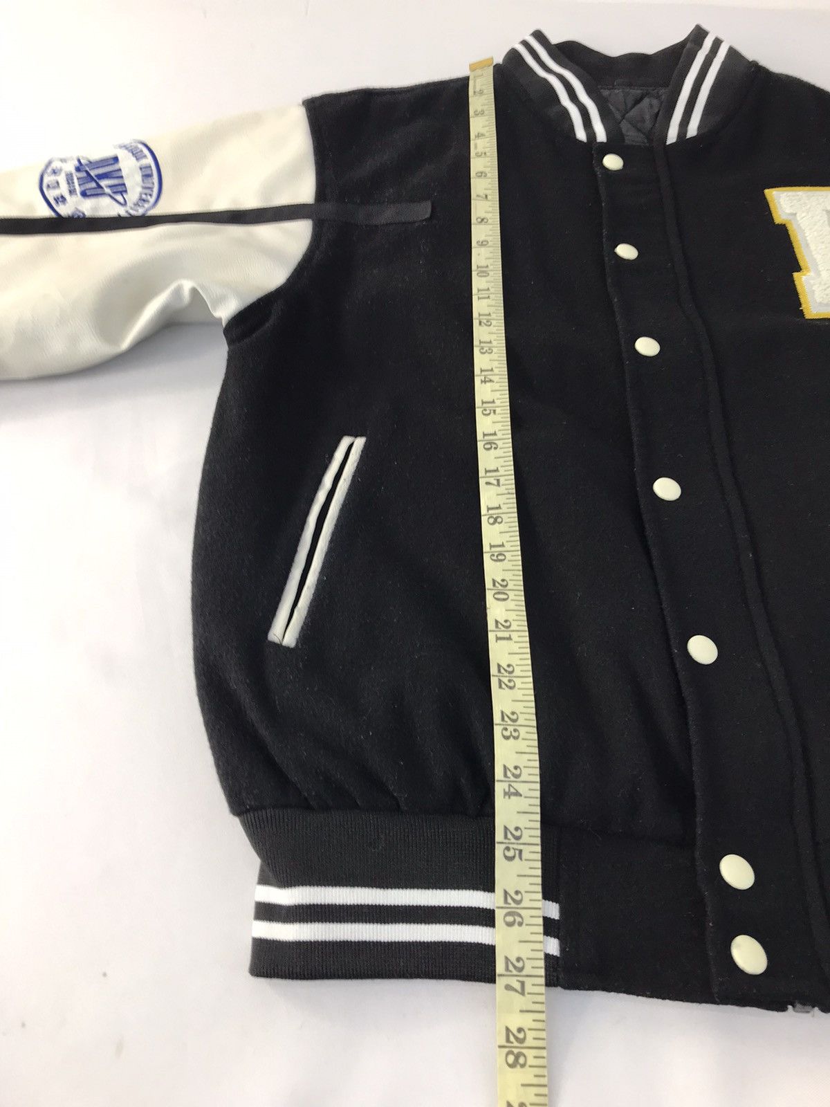 Japanese Brand Vtg Dankook University Varsity Jacket Leather Snap Button Size US L / EU 52-54 / 3 - 16 Thumbnail