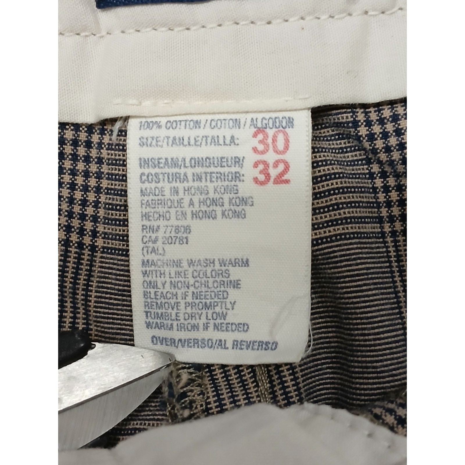 PGA Tour PGA Tour (No Size) Men's Multicolor Plaid DriFit Dress Pants Size US 30 / EU 46 - 5 Thumbnail