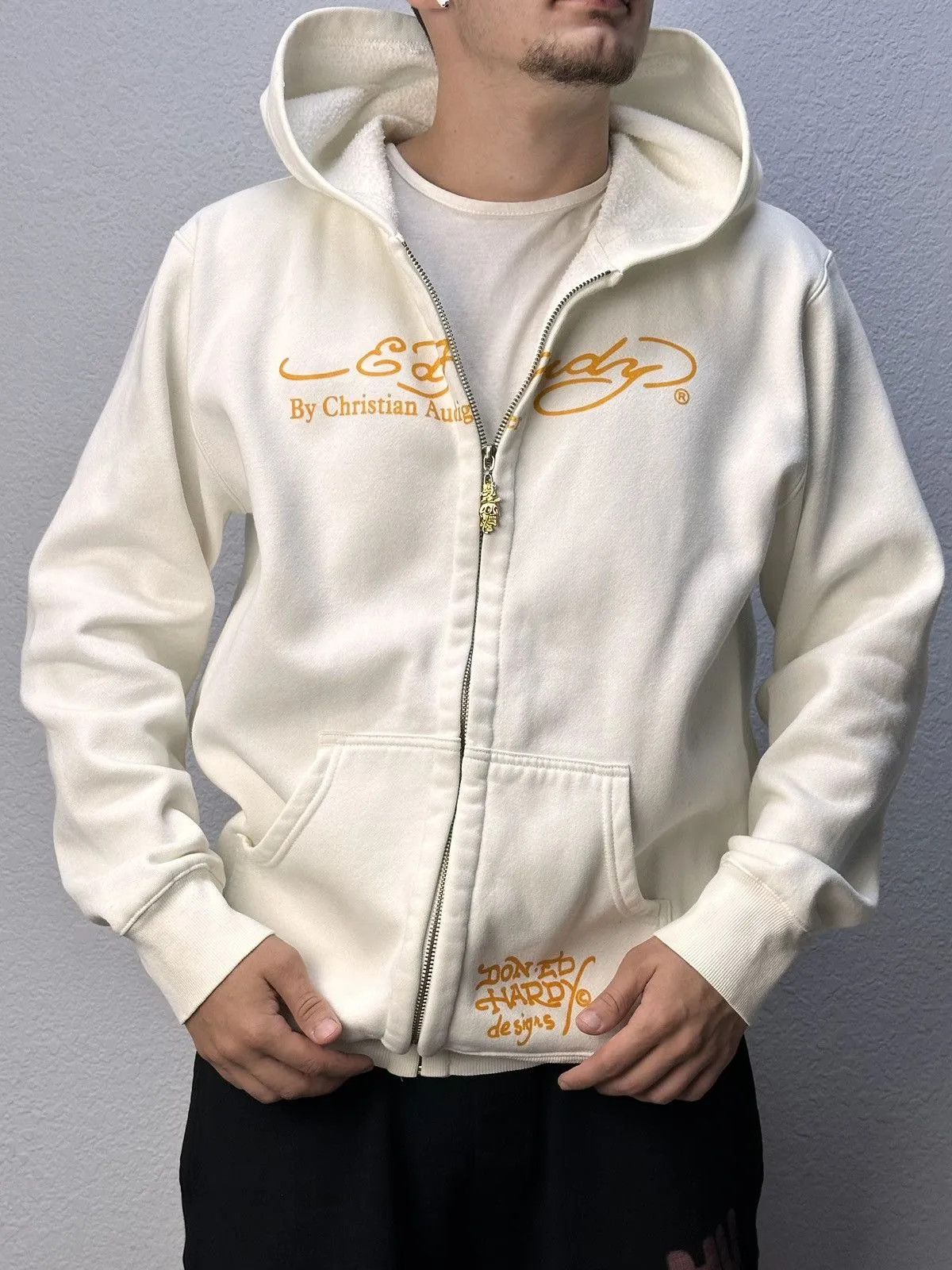 Christian Audigier Vintage Ed Hardy by Christian Audigier Hoodie Japan Opium Size US XL / EU 56 / 4 - 2 Thumbnail