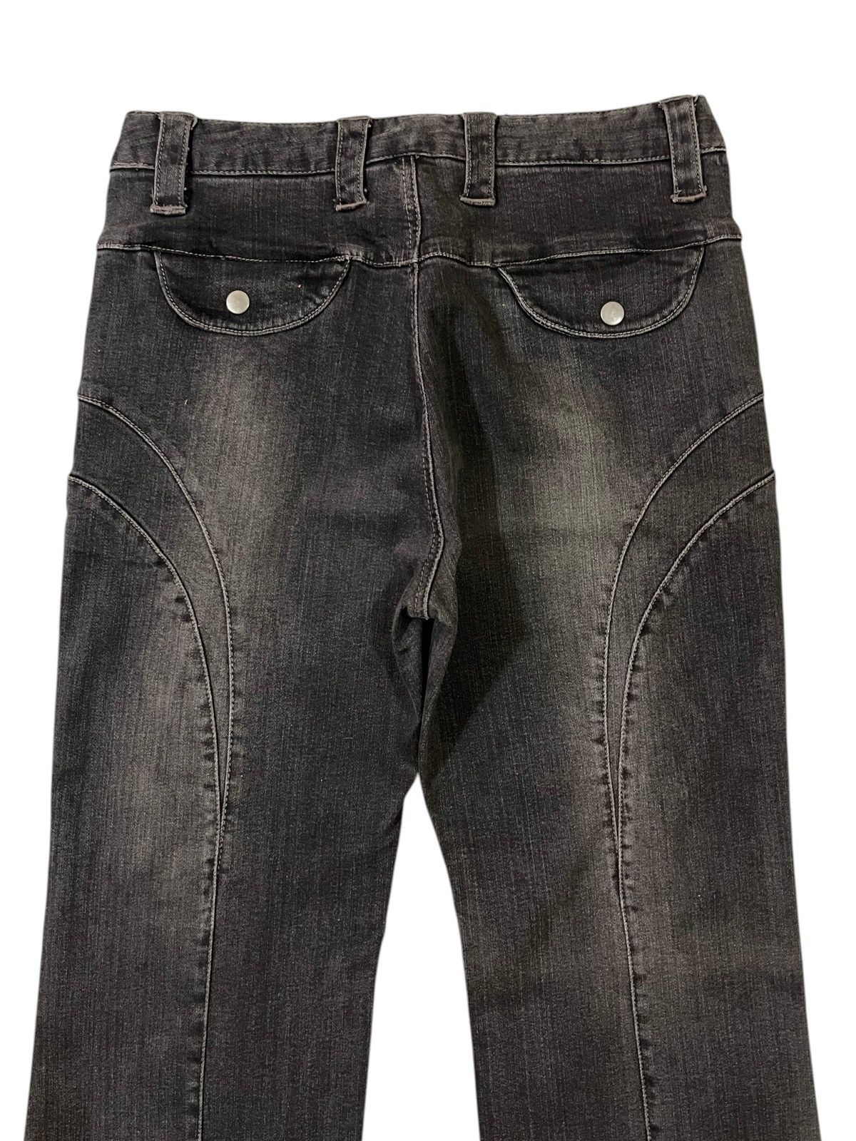If Six Was Nine FLARED💥 Japan Nuovo Pintuck Archived Flare Jeans Size US 30 / EU 46 - 15 Thumbnail