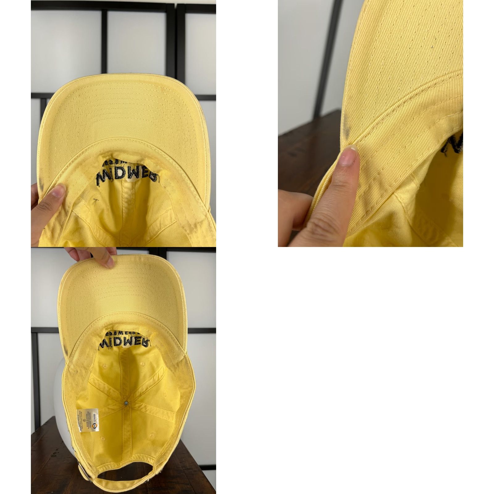 Vintage Widmer Baseball Hat Cap Strap Back Adult Yellow Beer Hefeweizen 100% Cotton Twill Mens Size ONE SIZE - 9 Thumbnail