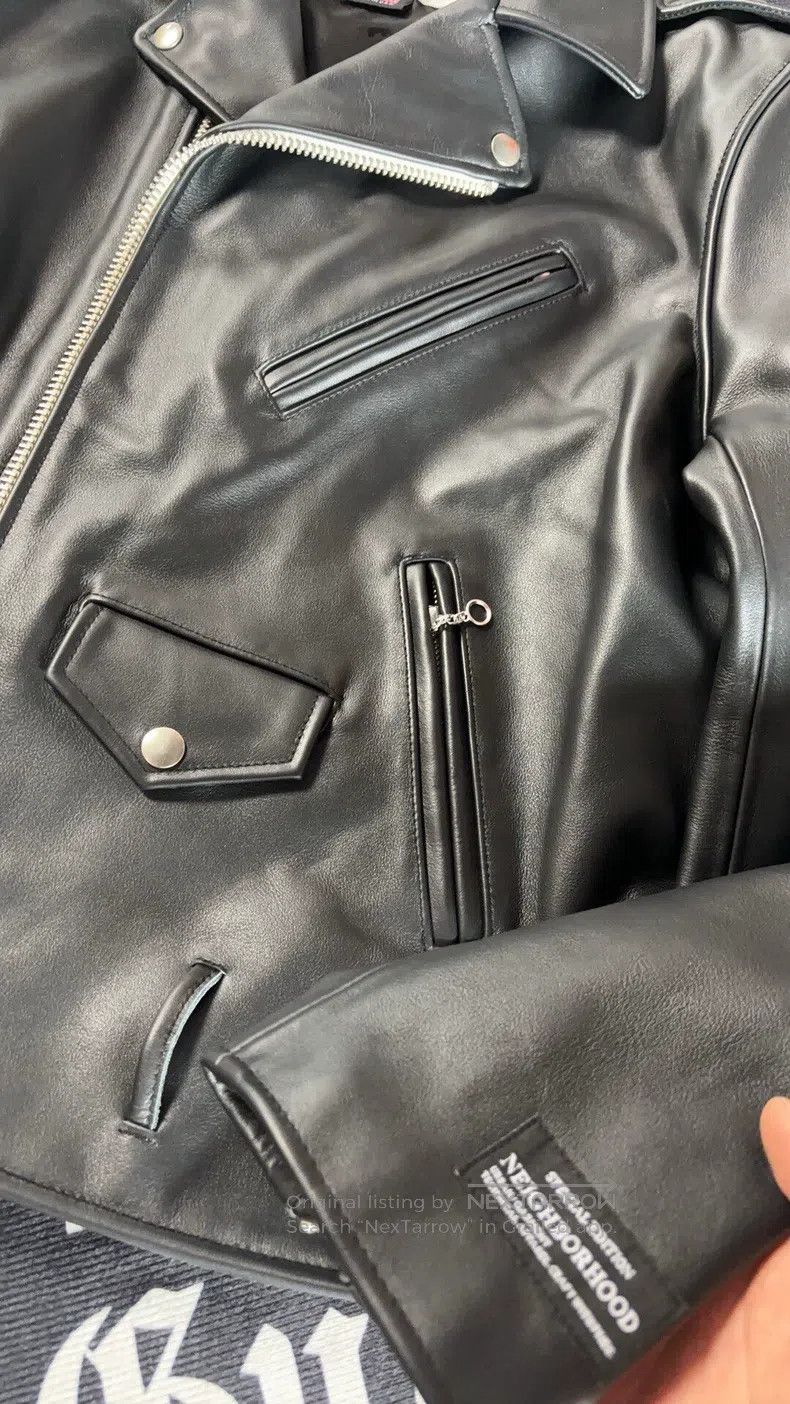 Schott Schott Co-branded locomotive leather jacket Size US XL / EU 56 / 4 - 8 Thumbnail
