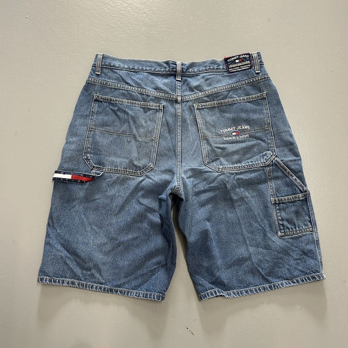 Vintage Crazy vintage 90’s Tommy Hilfiger baggy carpenter jorts fade ...