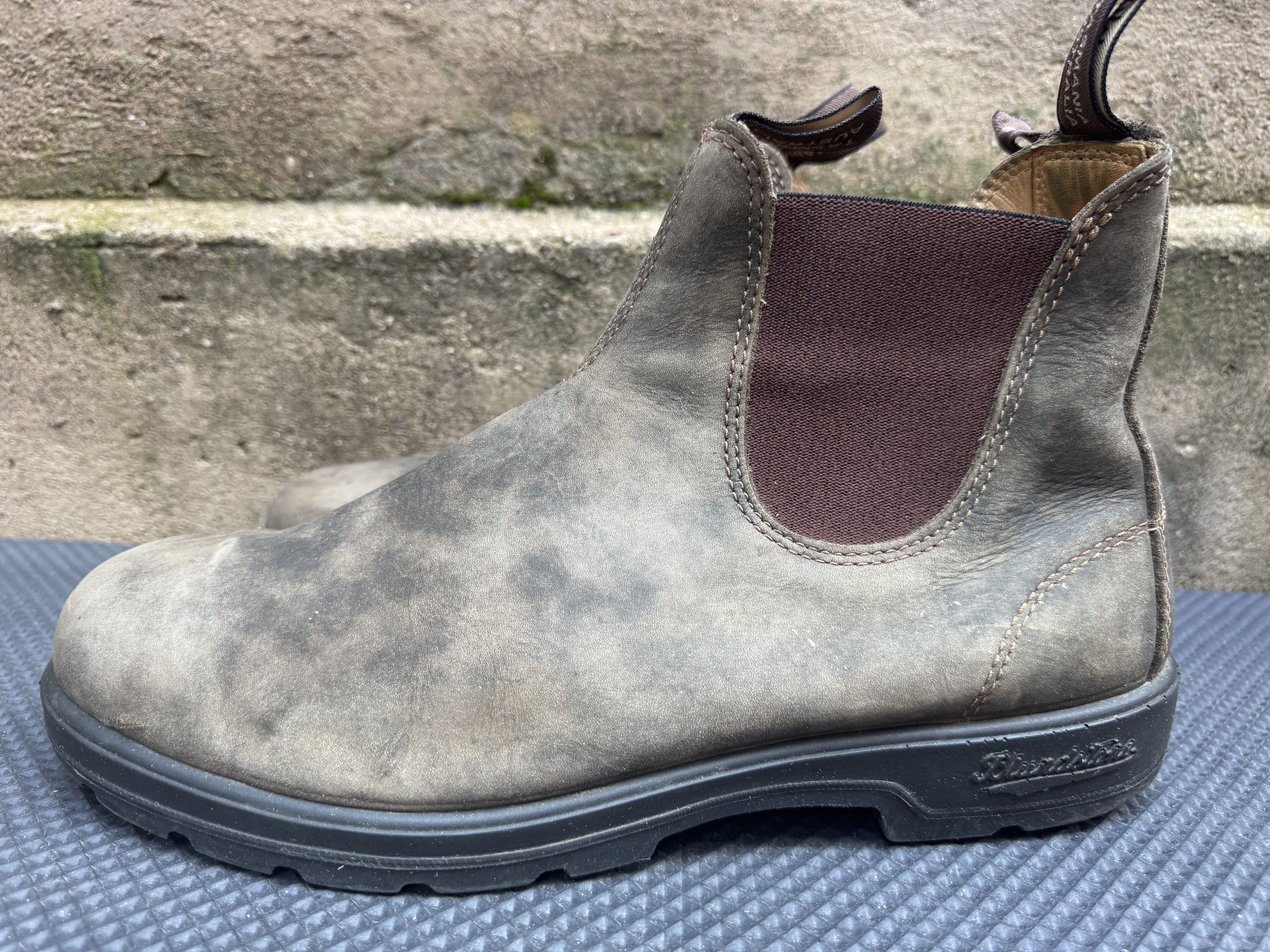 Blundstone Blundstone 587 Chelsea Boots Leather Line In Rustic Brown Size US 13 / EU 46 - 6 Thumbnail