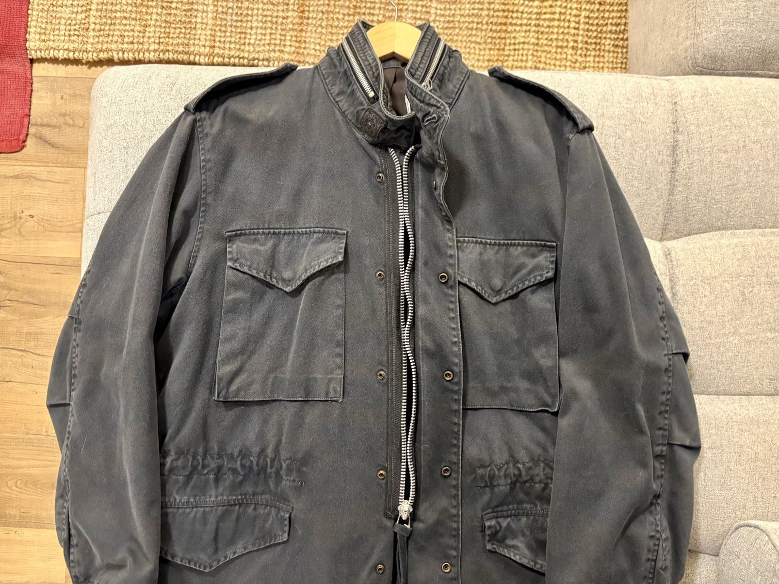The Real McCoy's Black Overdyed M-65 Size US L / EU 52-54 / 3 - 3 Thumbnail