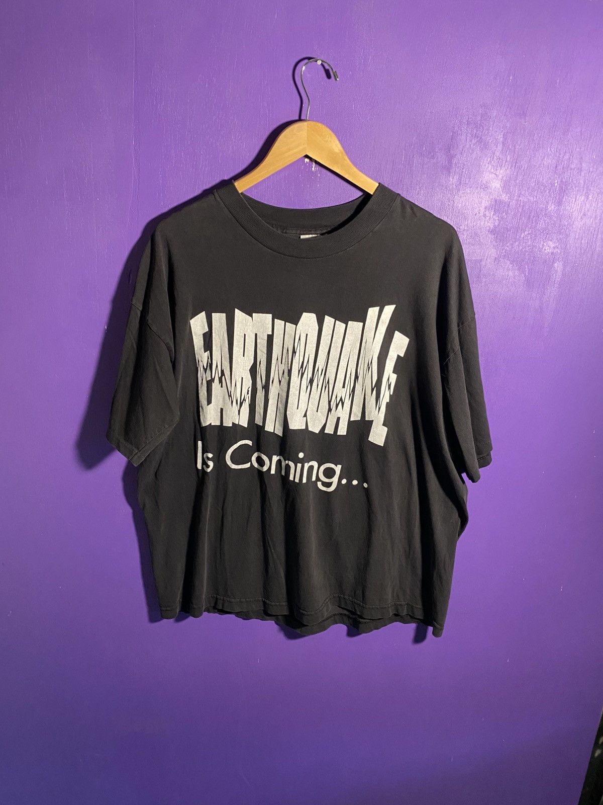 Other Vintage 90s Stanley Desantis smitty records earthquake tee Size US XL / EU 56 / 4 - 1 Thumbnail