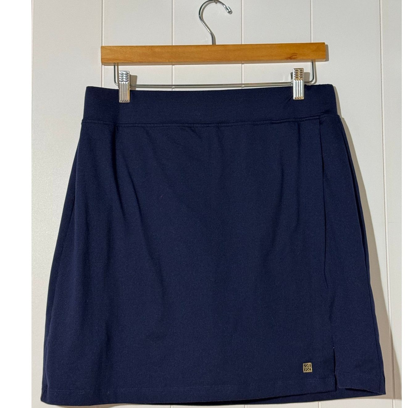 Anne Klein Anne Klein Sport Womens Skort Navy Stretch Knit Medium Size 31" - 1 Thumbnail