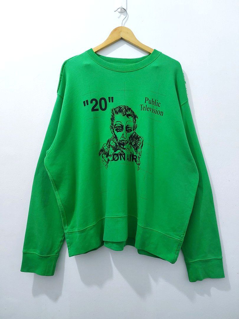 Off White Public Television Sweatshirt