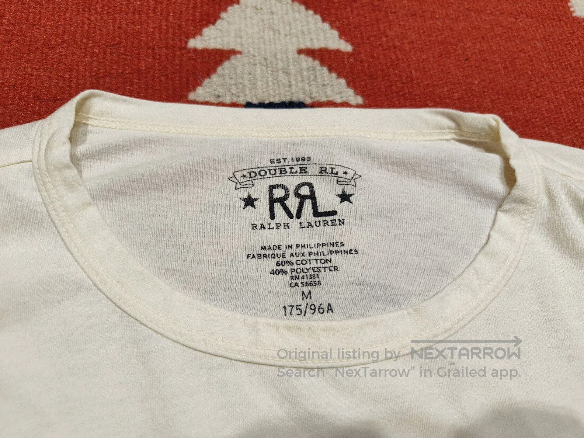 RRL Ralph Lauren RRL Short Sleeve T-Shirt by Ralph Lauren. Size US M / EU 48-50 / 2 - 5 Thumbnail