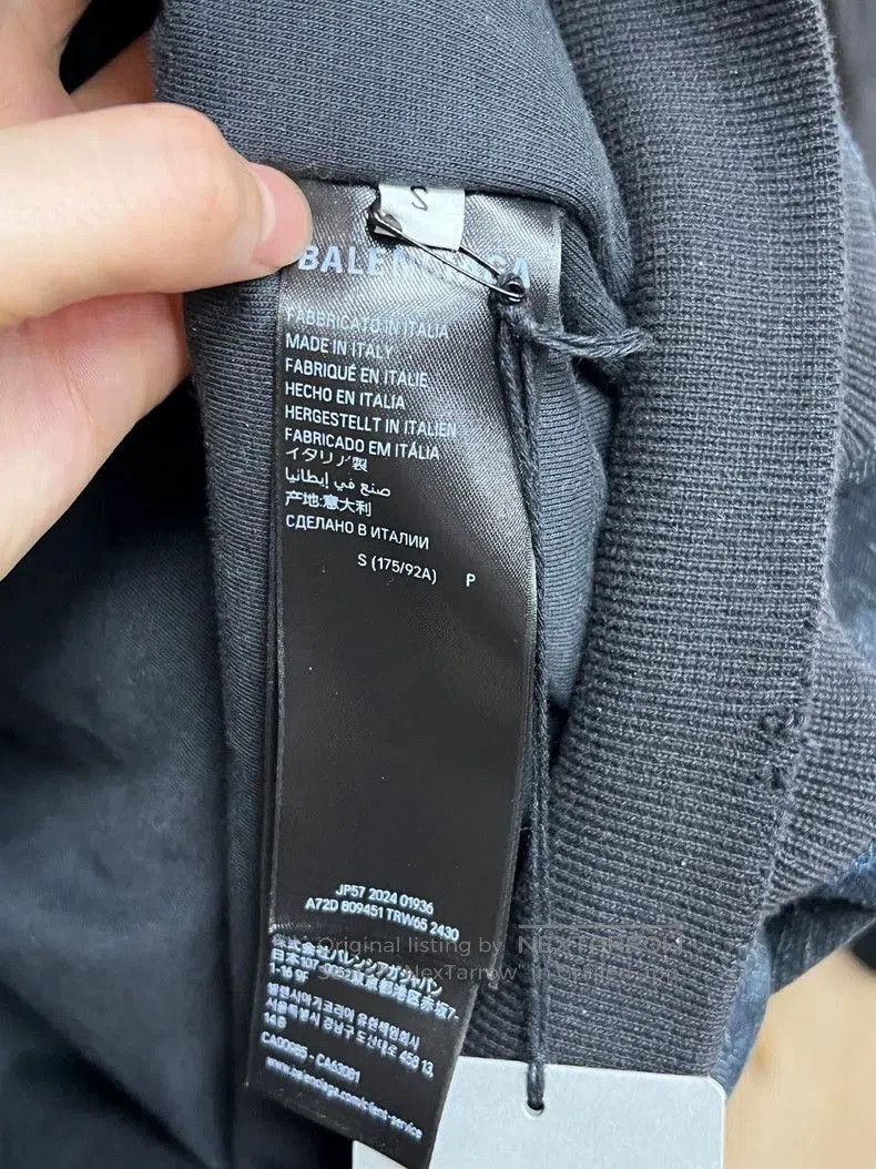 Balenciaga Balenciaga Distressed Denim Bomber Jacket. Size US S / EU 44-46 / 1 - 6 Thumbnail