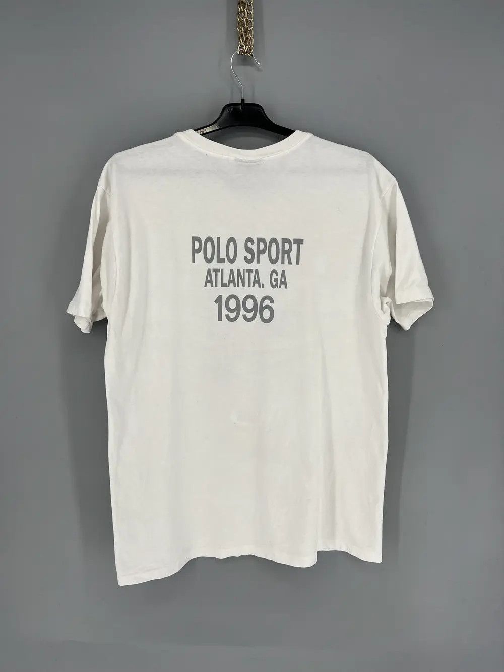 Polo Ralph Lauren Vintage Polo Sport Ralph Lauren USA Flag Shirt atlanta 1996 Size US M / EU 48-50 / 2 - 10 Thumbnail