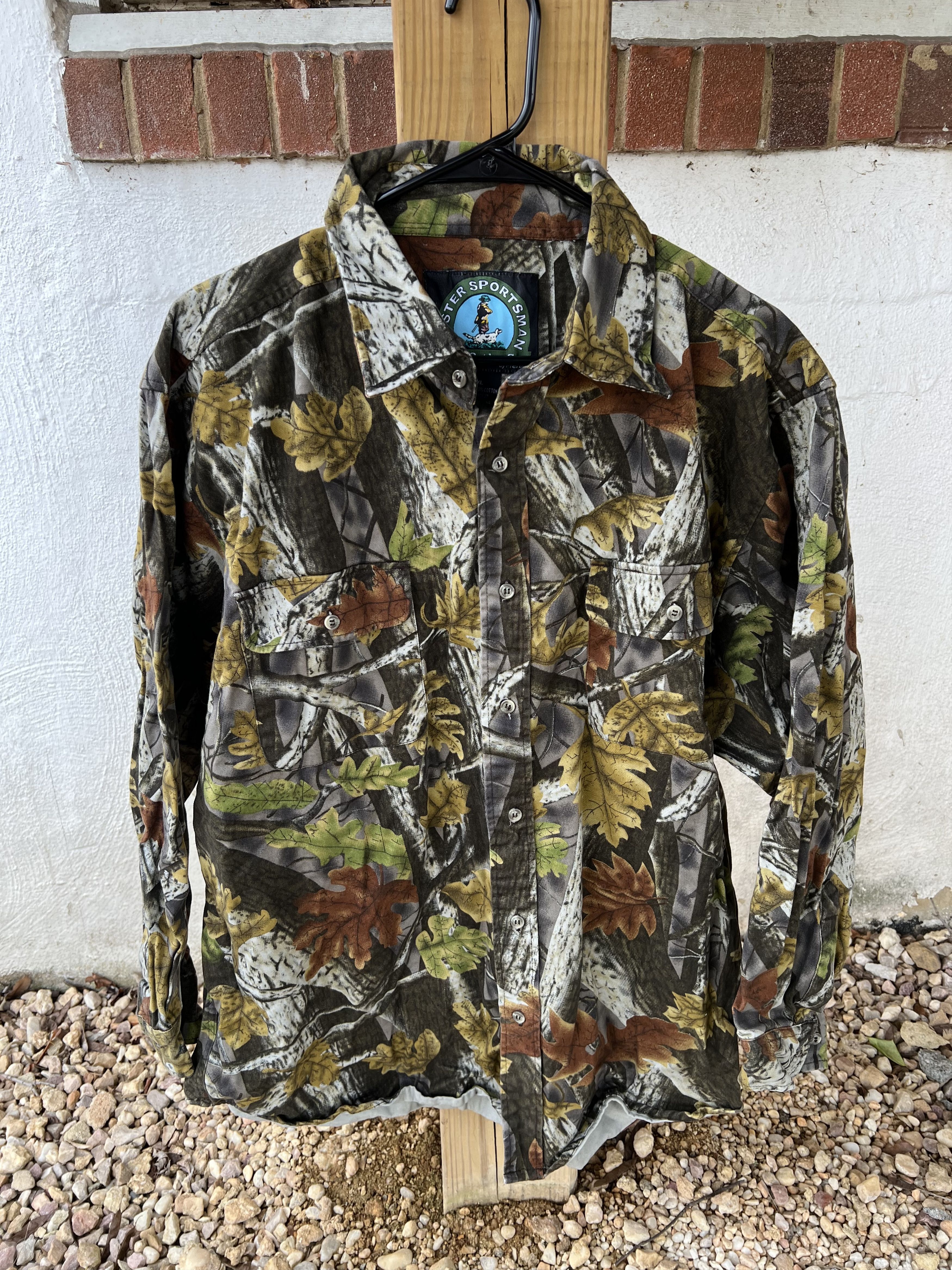 Vintage Tree Camo Field Shirt Master Sportsman Size US XL / EU 56 / 4 - 1 Thumbnail