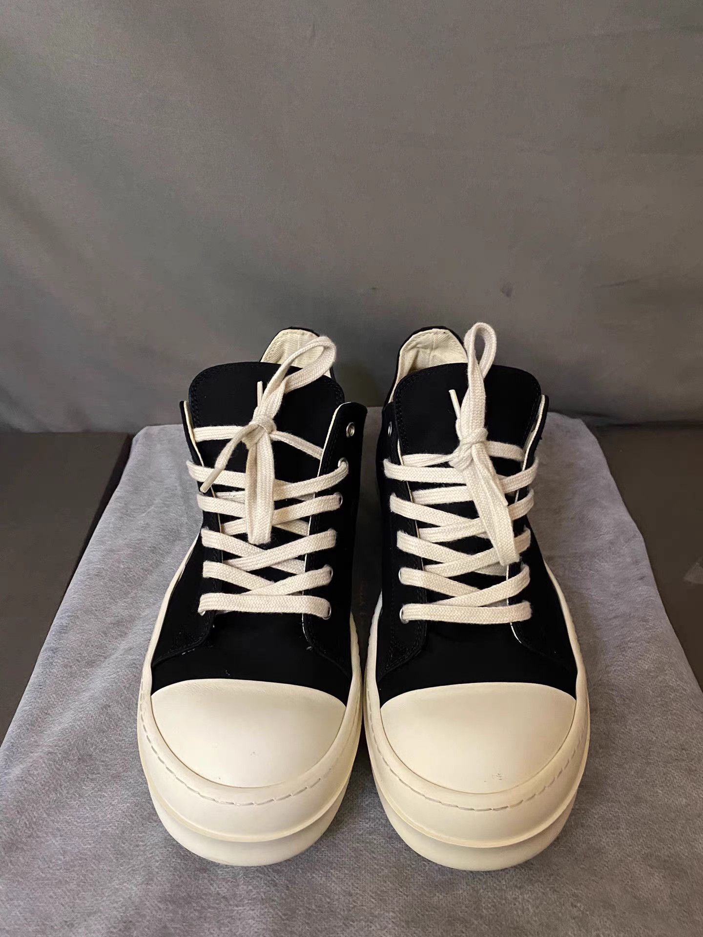 Rick Owens Rick Owens DRKSHDW satin low top sneakers Size US 9 / EU 42 - 3 Thumbnail