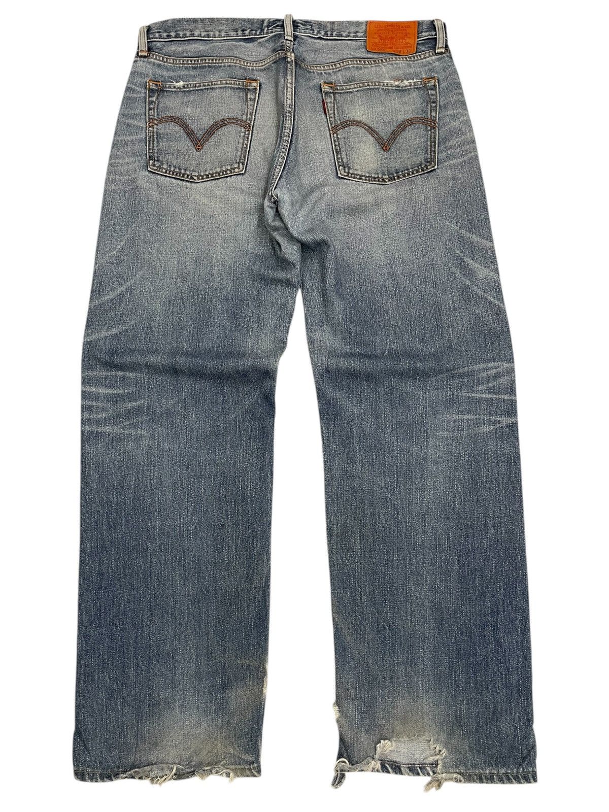 Levi's Levis 503 Classic Levi’s 00’s Production Distressed Denim Size US 37 - 2 Thumbnail