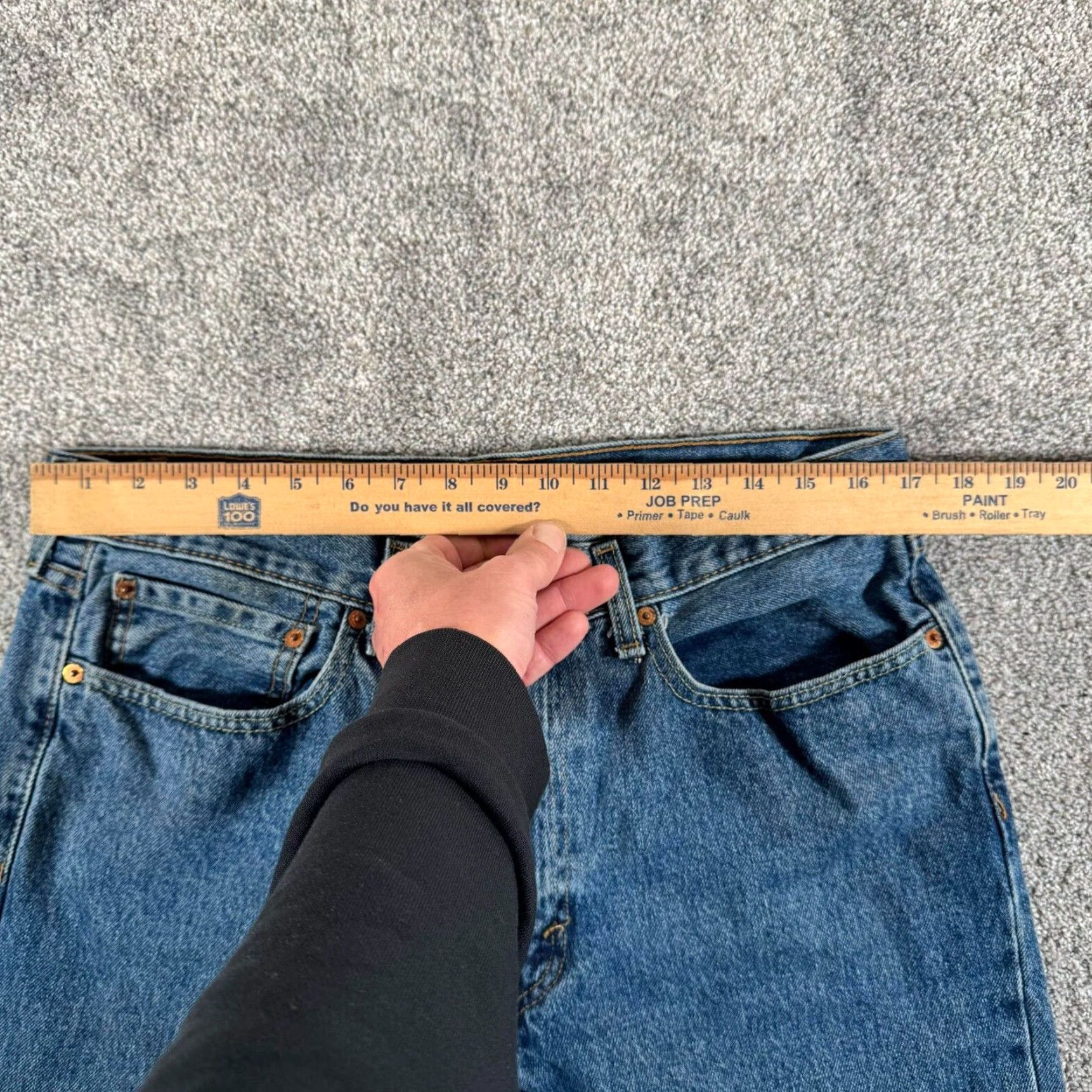 Levi's VINTAGE Levi's Jeans 550 Mens W34X32 90s Y2K Streetwear Denim Preppy Blue 100% Cotton Regular 5-Pocket Mens Jeans Size US 34 / EU 50 - 2 Thumbnail