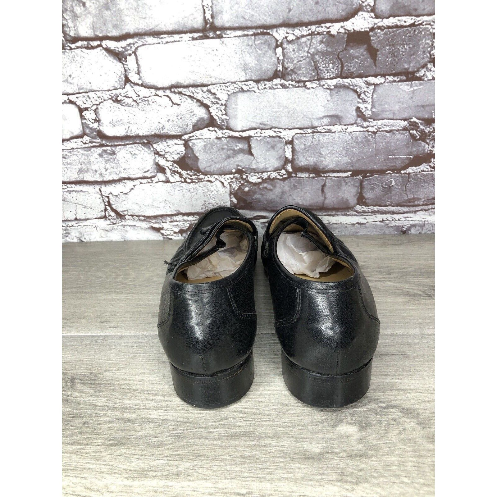 Nunn Bush Nunn Bush Black Leather Slip On Tassel Loafers Dress Shoes M Size US 10 / EU 43 - 4 Thumbnail