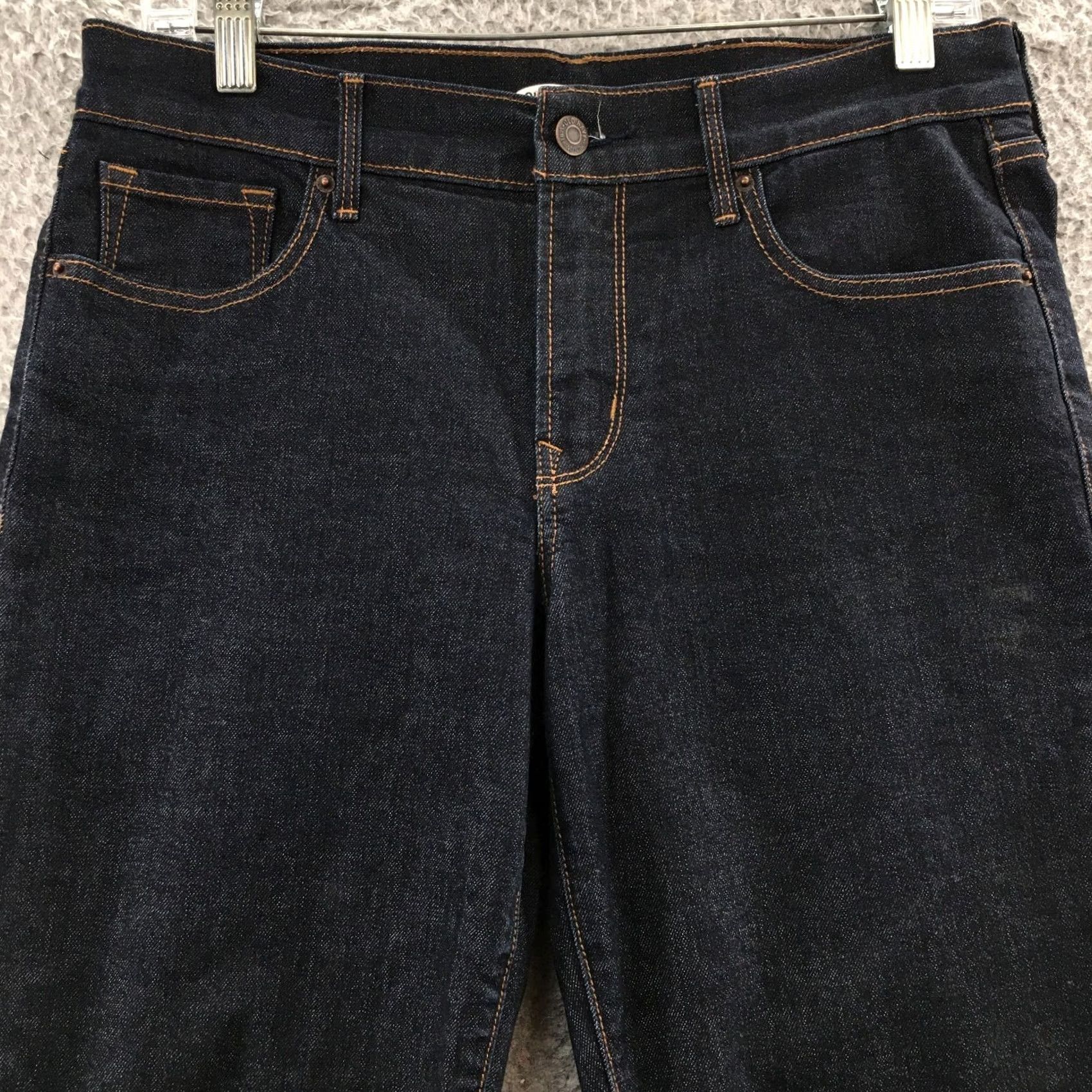 Old Navy Old Navy Original Skinny Jeans Womens 8 Blue Dark Wash Denim Zip Jeans 5-Pocket Regular Rise 32x31 Denim Slim Fit Womens Size 30" / US 8 / IT 44 - 2 Thumbnail