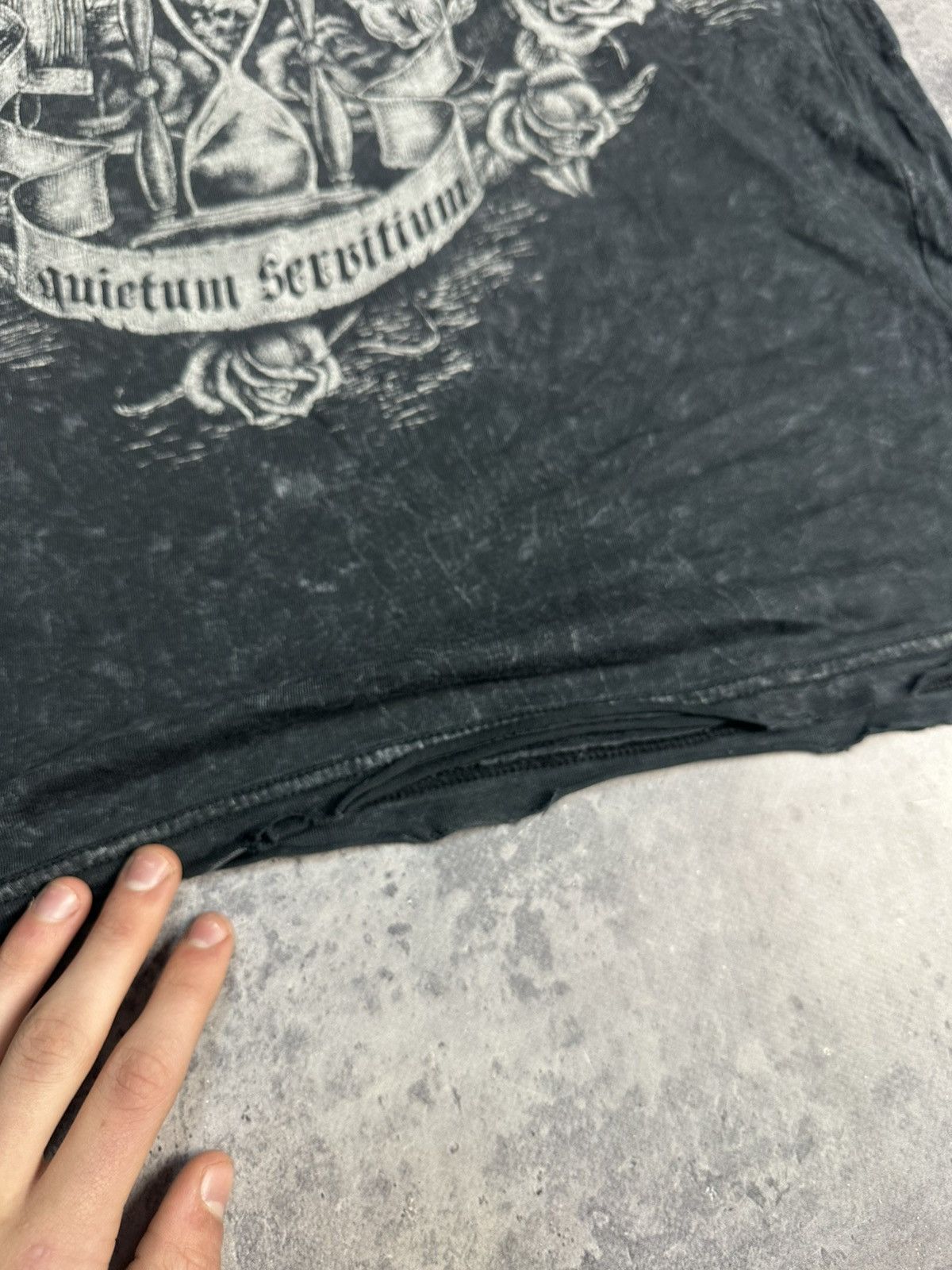Affliction Crazy Affliction Skeleton vintage t-shirts size M Size US M / EU 48-50 / 2 - 6 Thumbnail