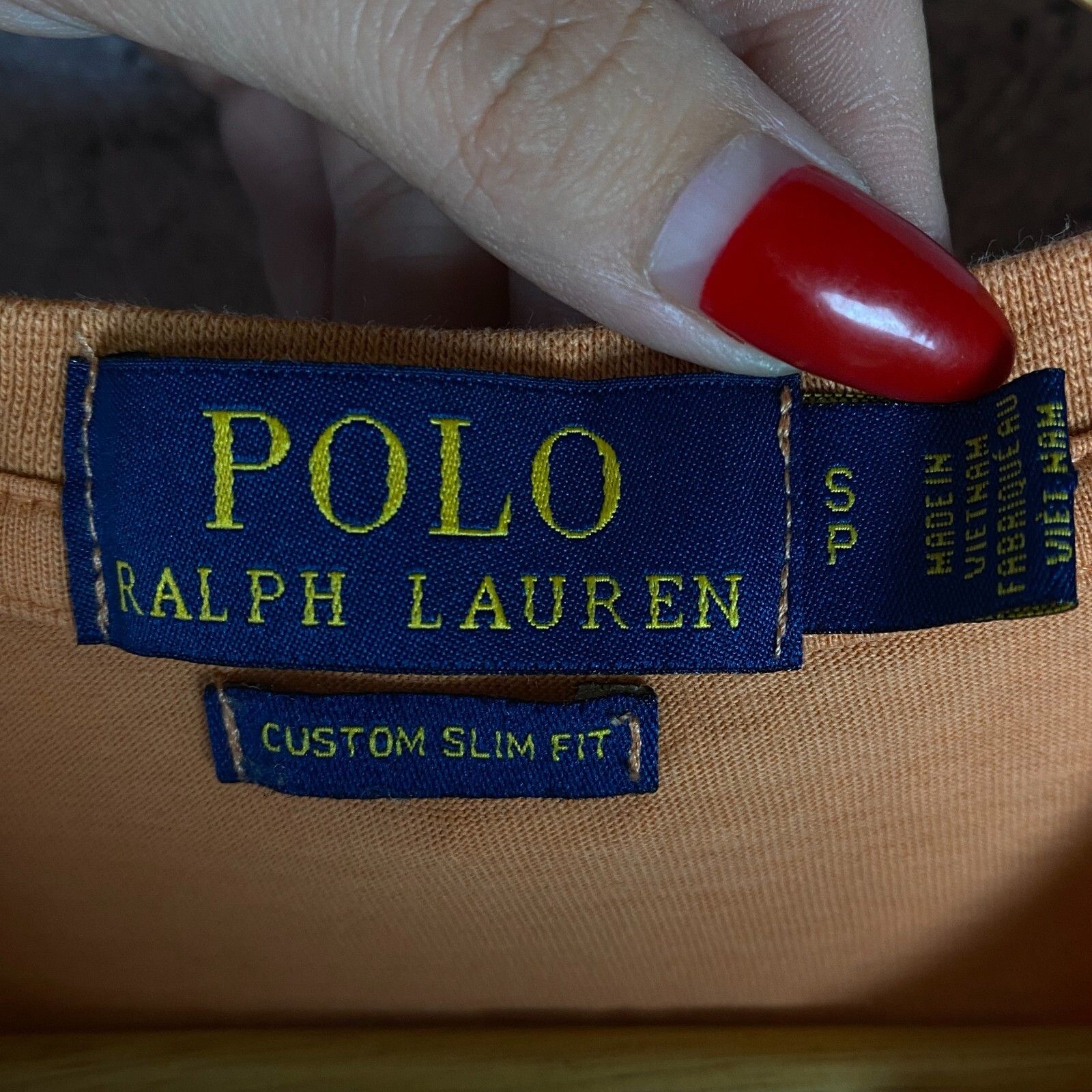 Polo Ralph Lauren Polo Ralph Lauren Polo Bear Tee Men's Size S Orange ` Size US S / EU 44-46 / 1 - 6 Thumbnail
