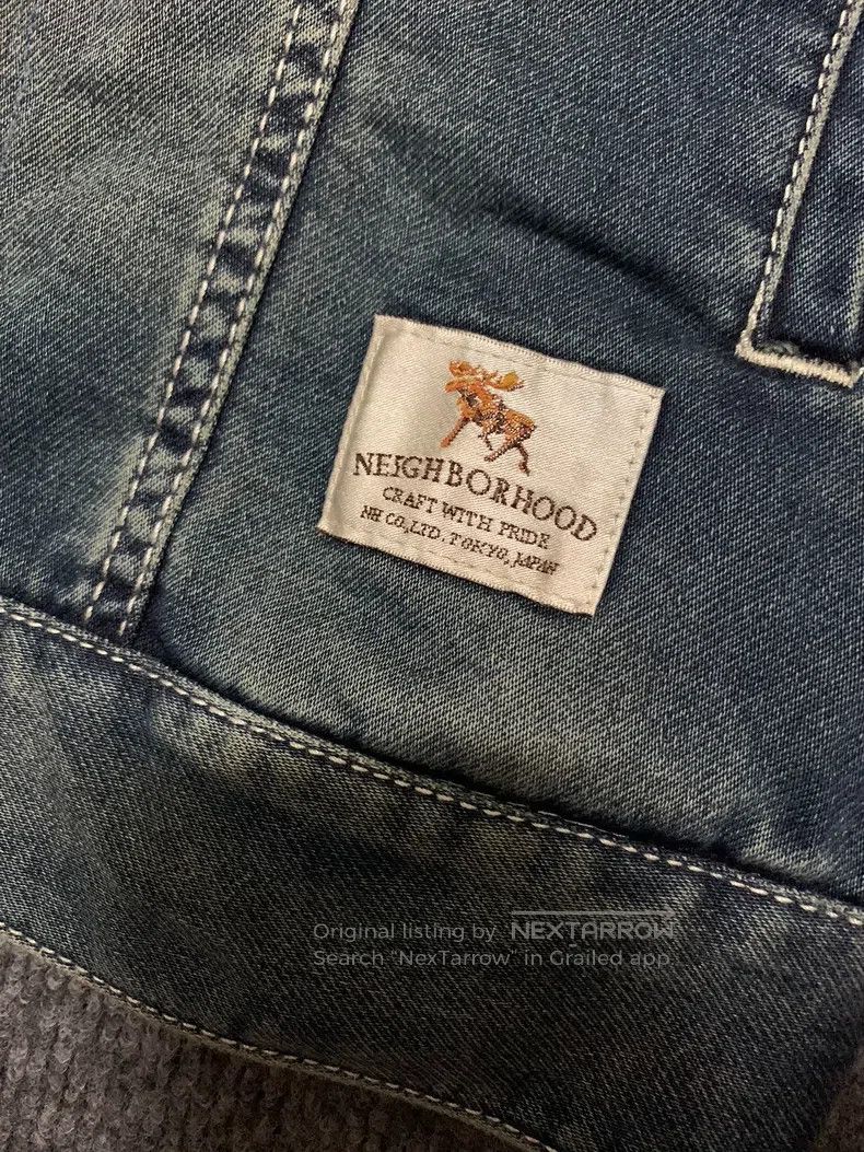Neighborhood Neighborhood Distressed Destroyed Faded Lapel Single Breas Size US XL / EU 56 / 4 - 5 Thumbnail